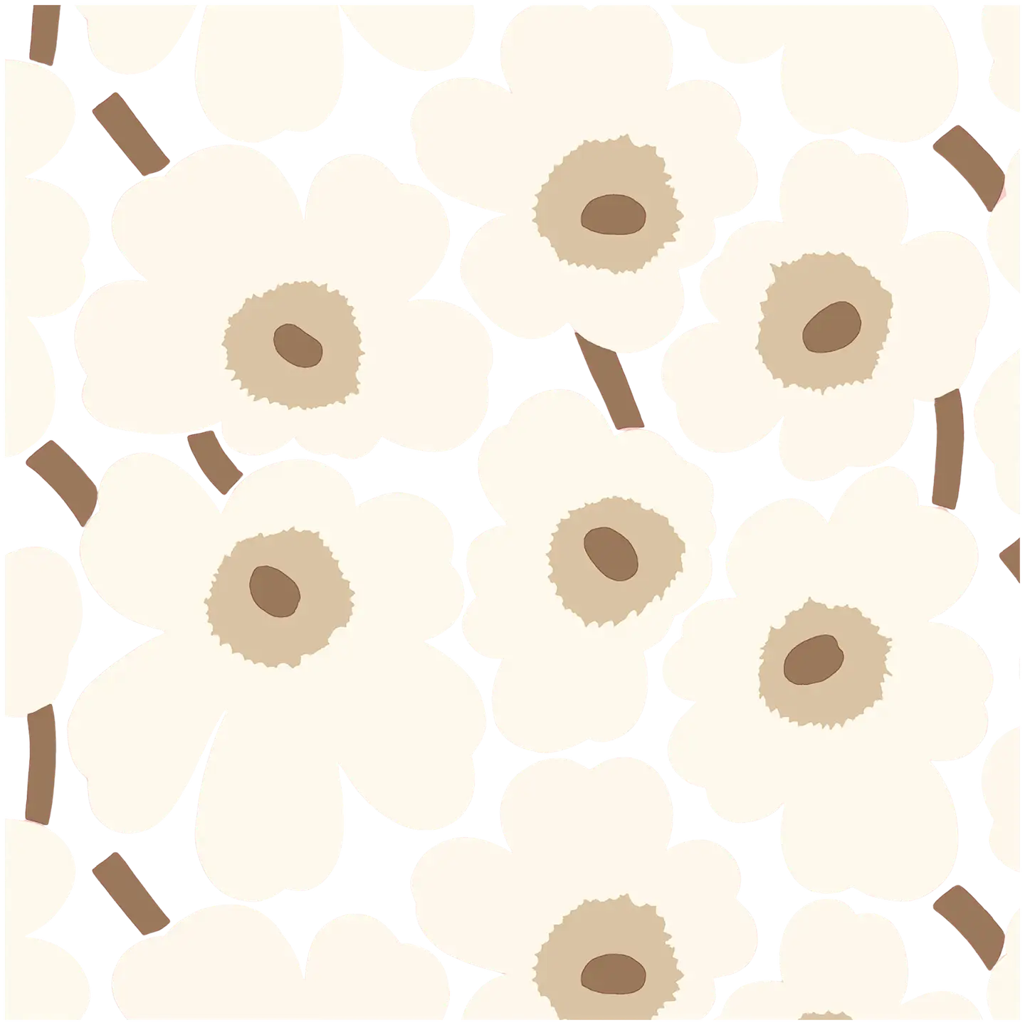 Marimekko Mini Unikko roosahiekka lautasliina 20kpl/33cm