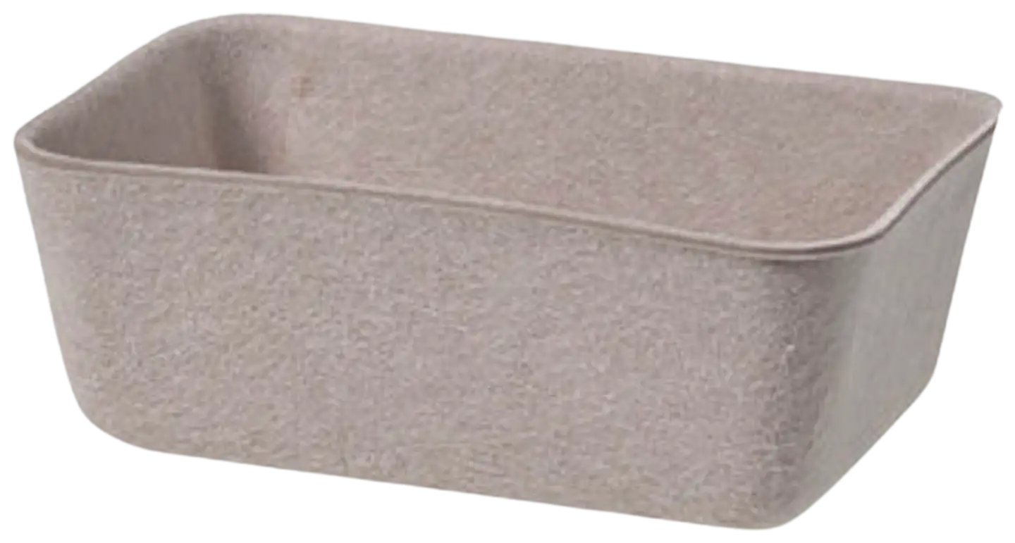 AmandaB Huopalaatikko 15x10x5,5cm, beige