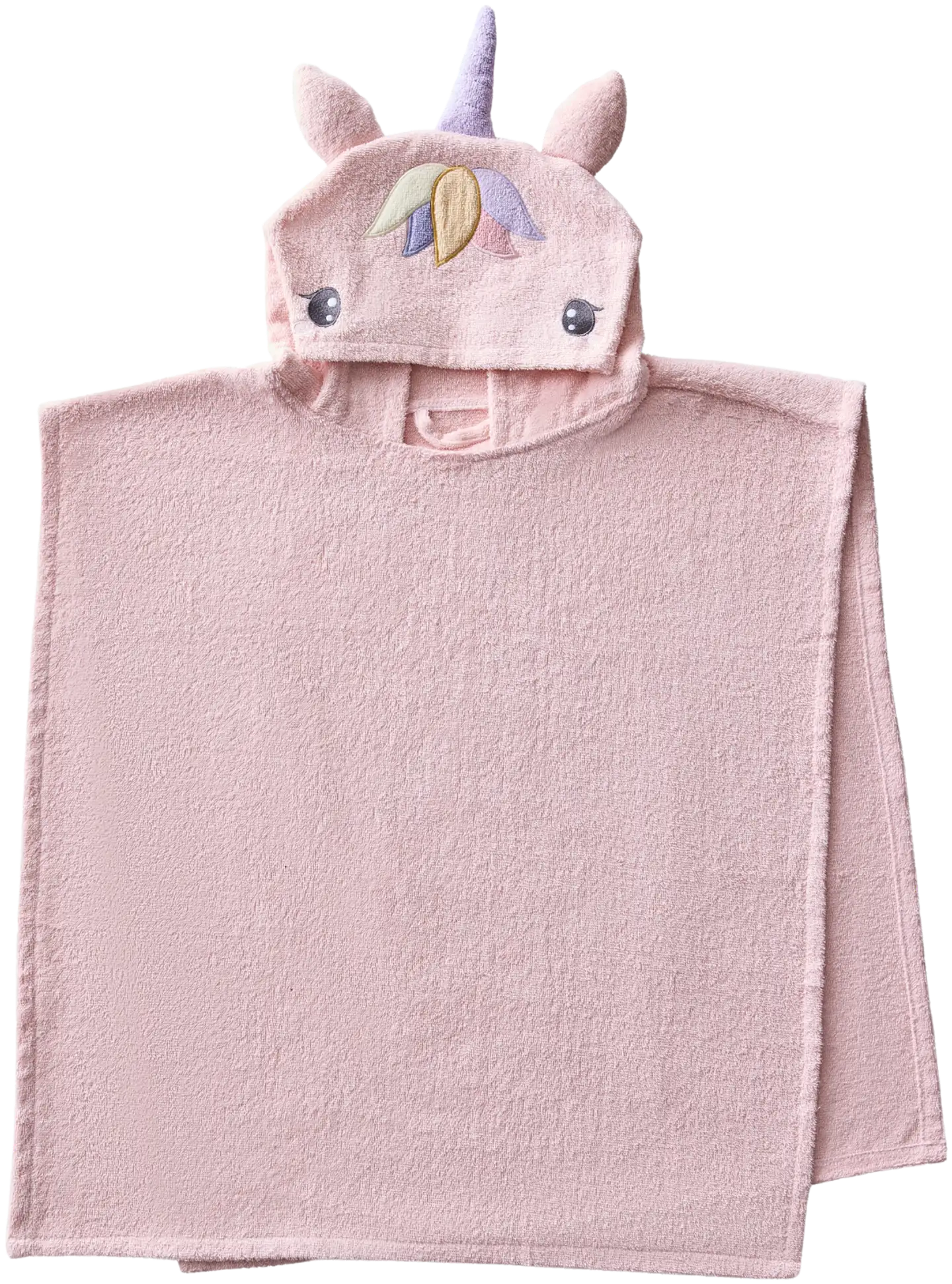 Ciraf lasten kylpyponcho Yksisarvinen 60x70 cm vaaleanpunainen - 1