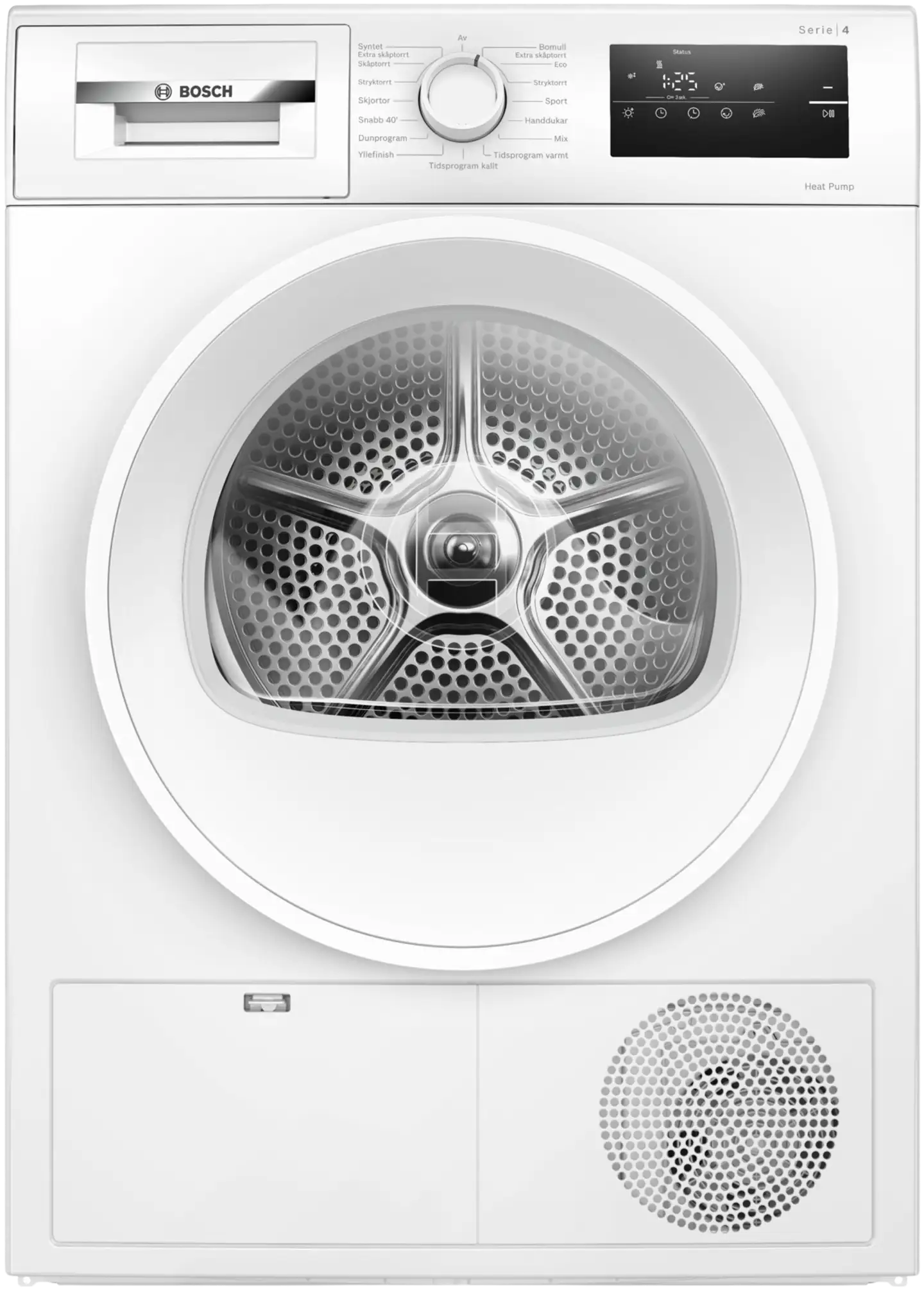 Bosch kuivausrumpu WTH85V0MSN, 60cm, 8kg, valkoinen