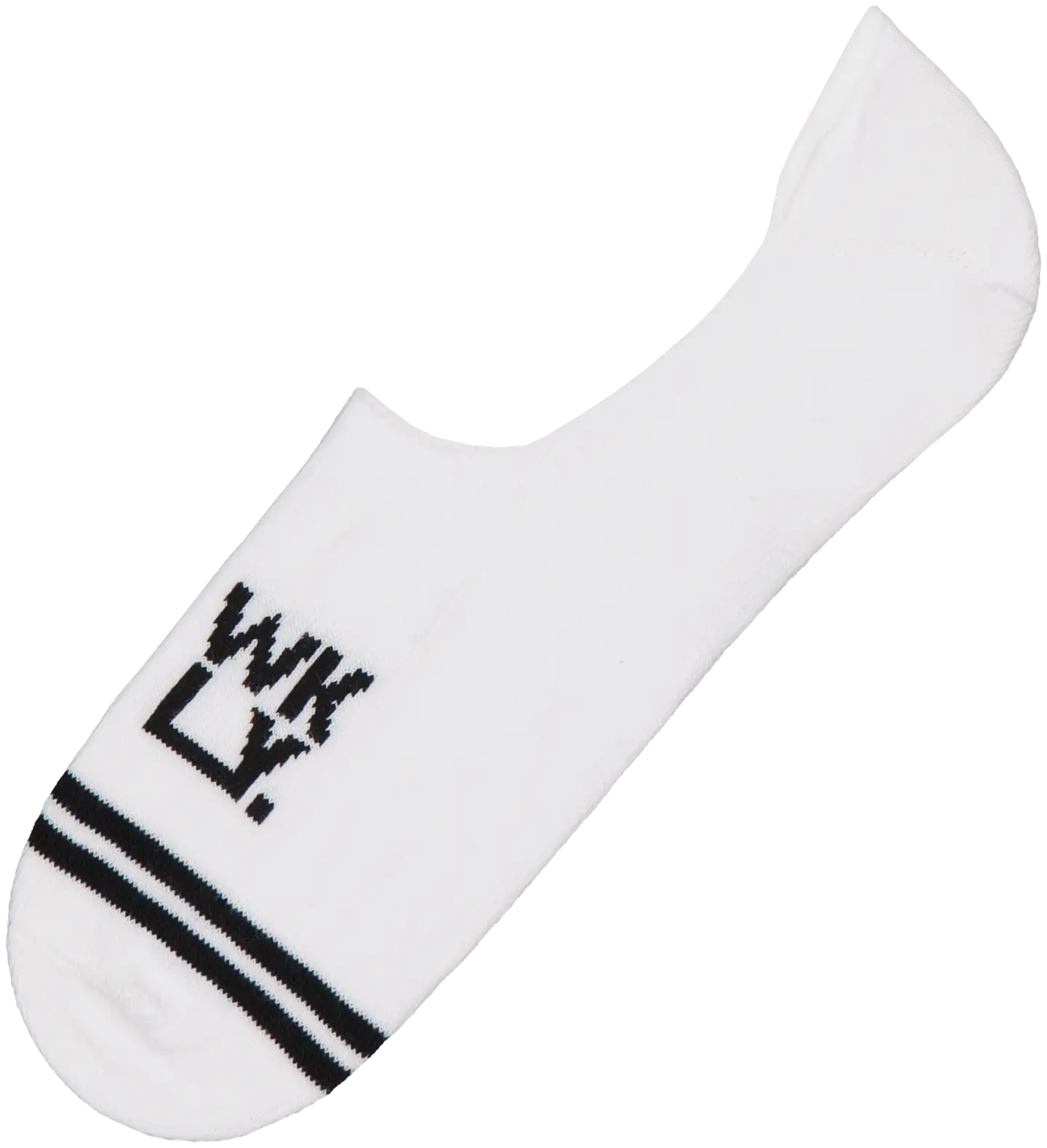 WKLY. unisex footie-sukat 2-pack - Black/white - 2