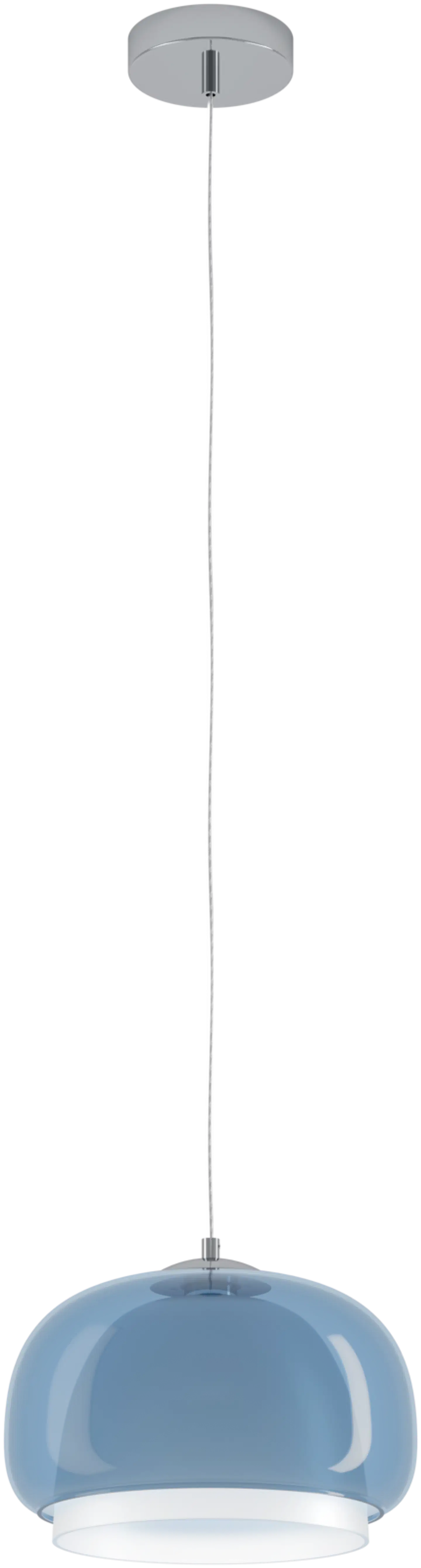 EGLO riippuvalaisin Belomontejo E27 maks 40W 30cm IP20 sininen - 1