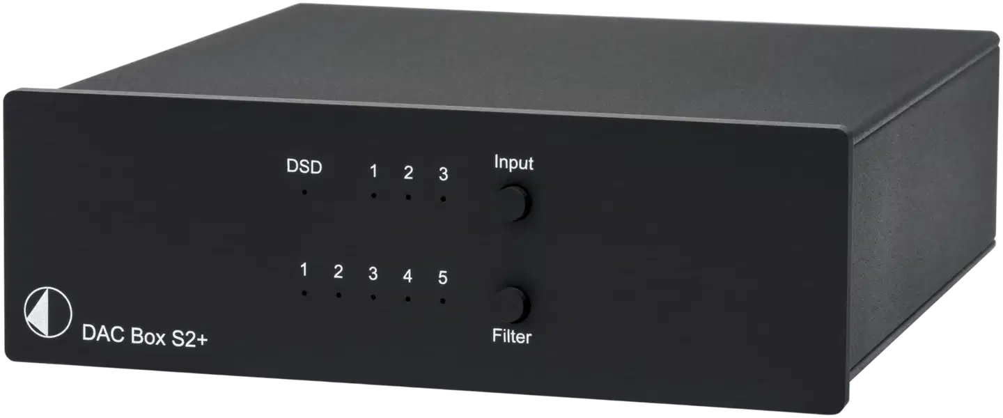 Pro-Ject DA-muunnin DAC Box S2+ musta