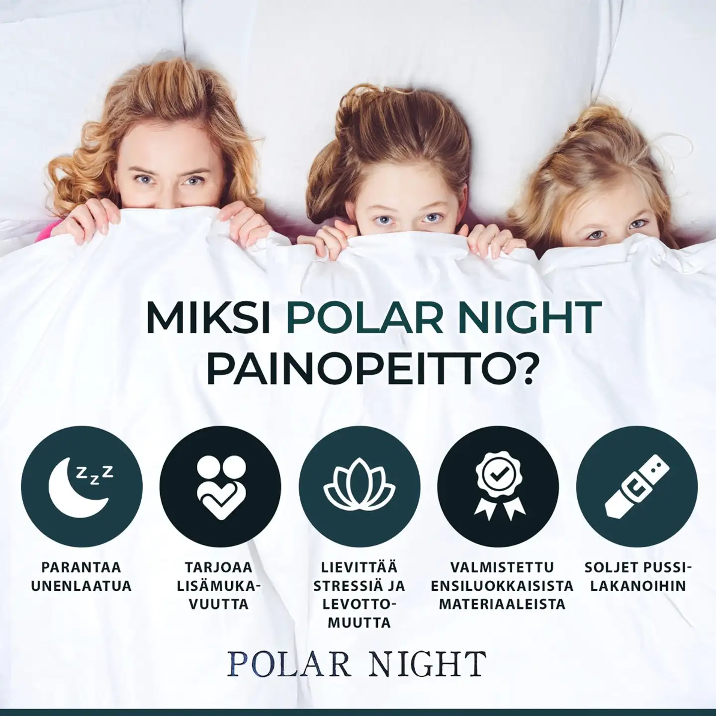 Polar Night lasten painopeitto 5 kg 100x150 cm - 6
