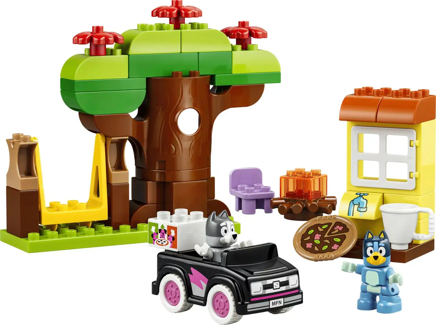 LEGO® DUPLO Bluey 10469 Muhvi ja Tuuri pizzatyttöinä - 2