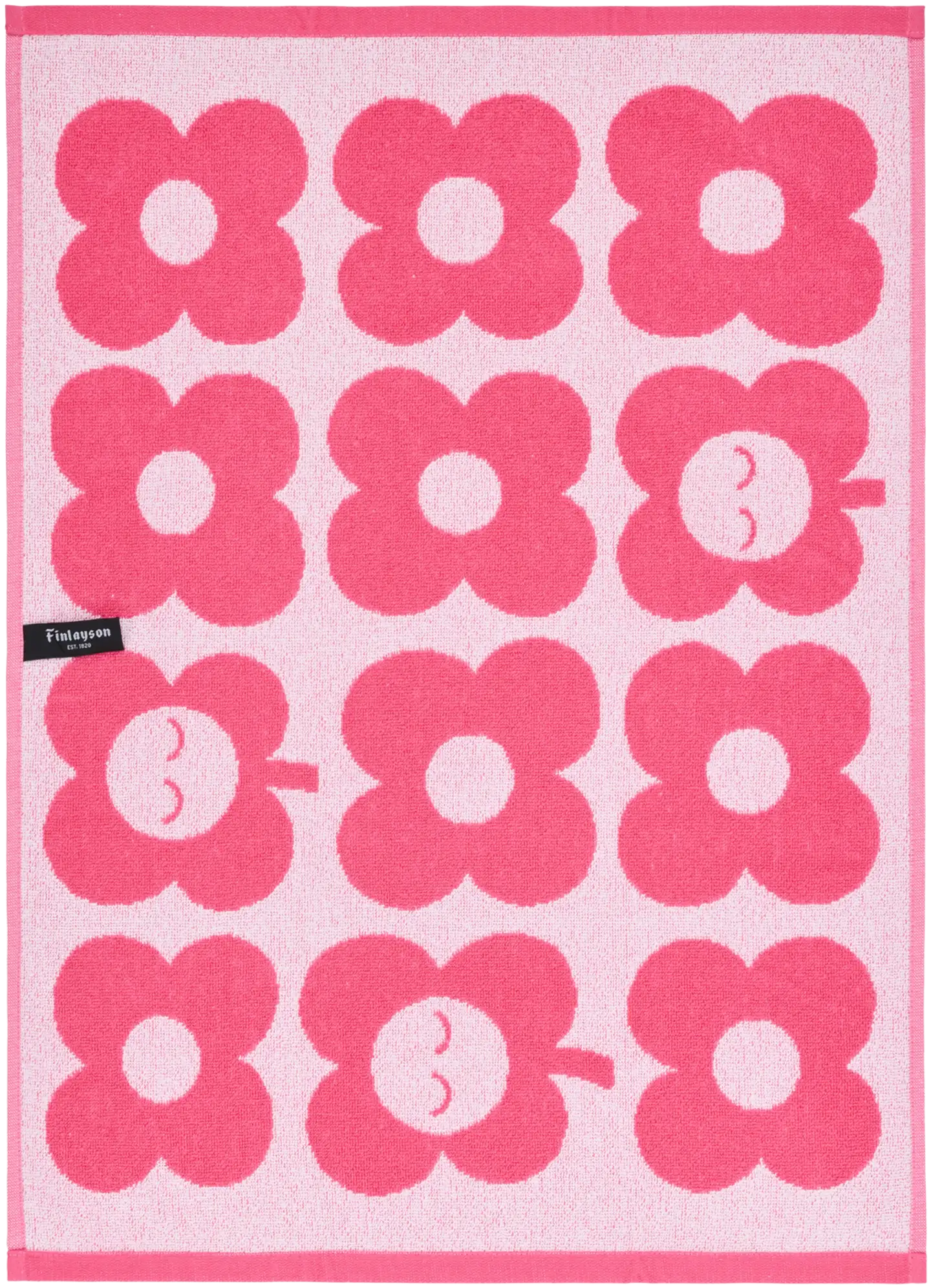 Finlayson käsipyyhe Kukka 50x70 pinkki - 3
