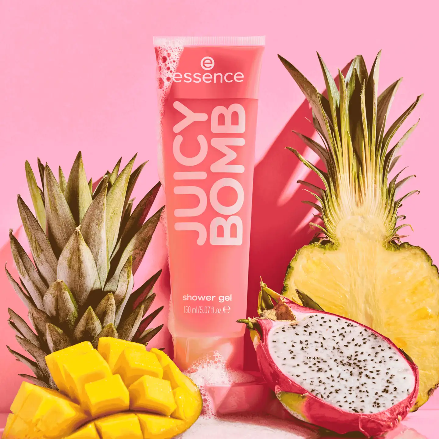 essence JUICY BOMB PARTY shower gel 01 Tropical Treasure 150 ml - 2