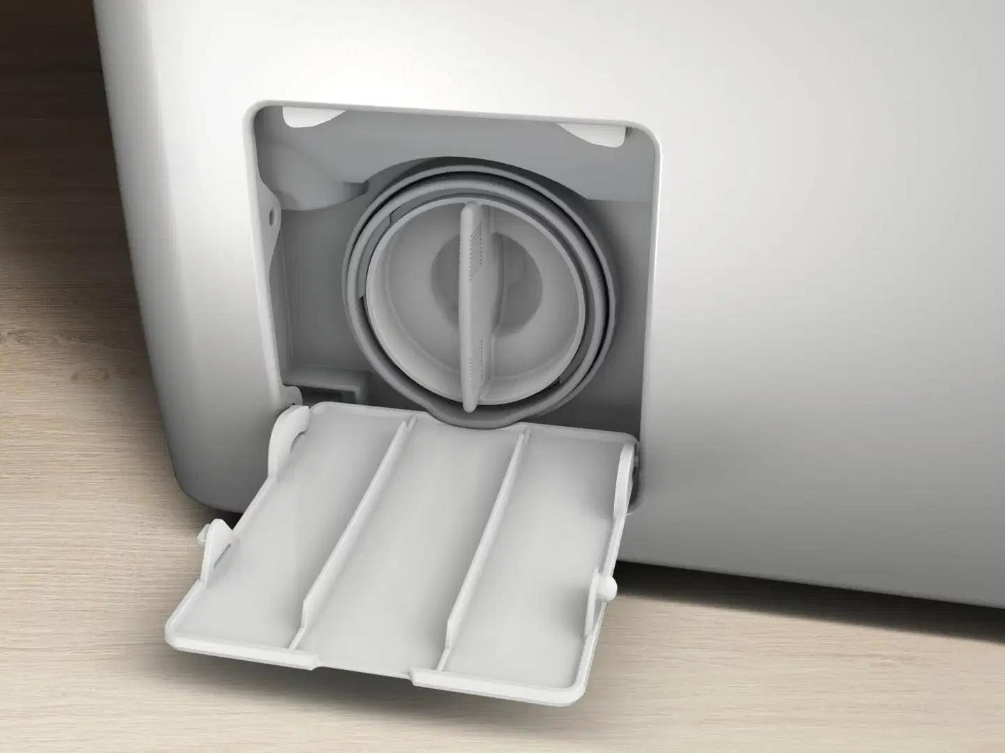 Electrolux päältä täytettävä pyykinpesukone EW5T162O4O, 6kg, valkoinen - 3