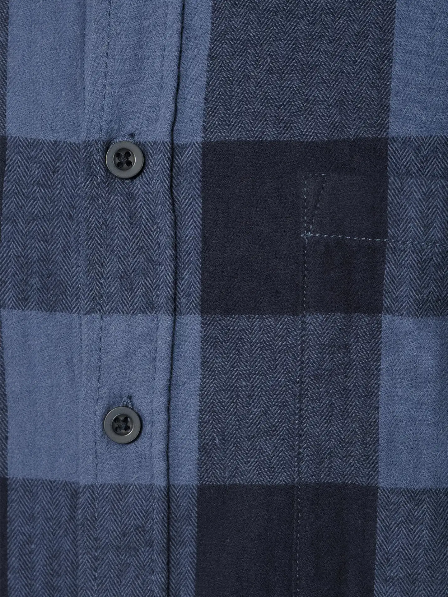 WKLY. miesten ruudullinen kauluspaita flanelli 194W252608 - Navy - 6