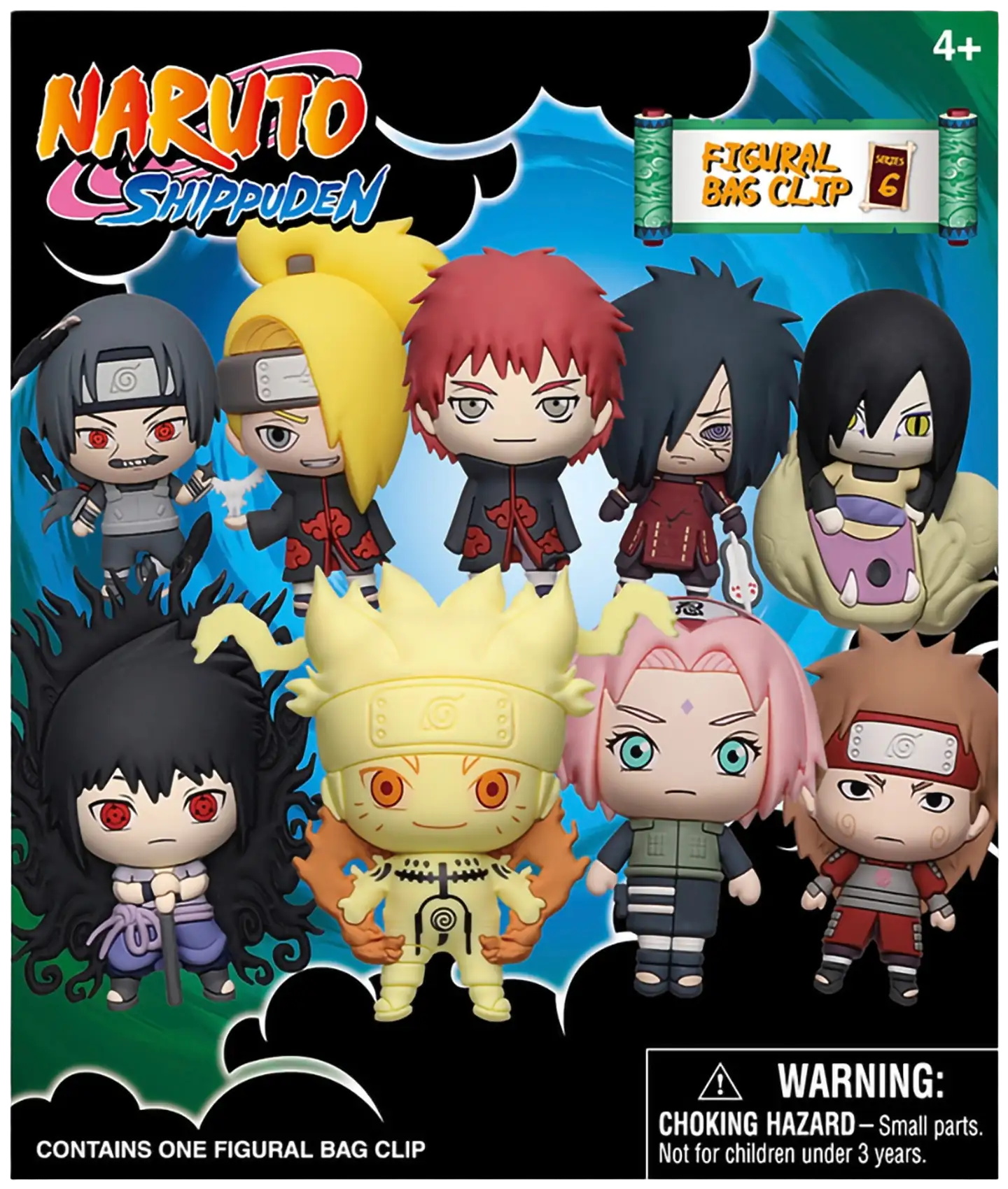 Monogram keräilyhahmo Naruto Bag Clip Series 6 - 1