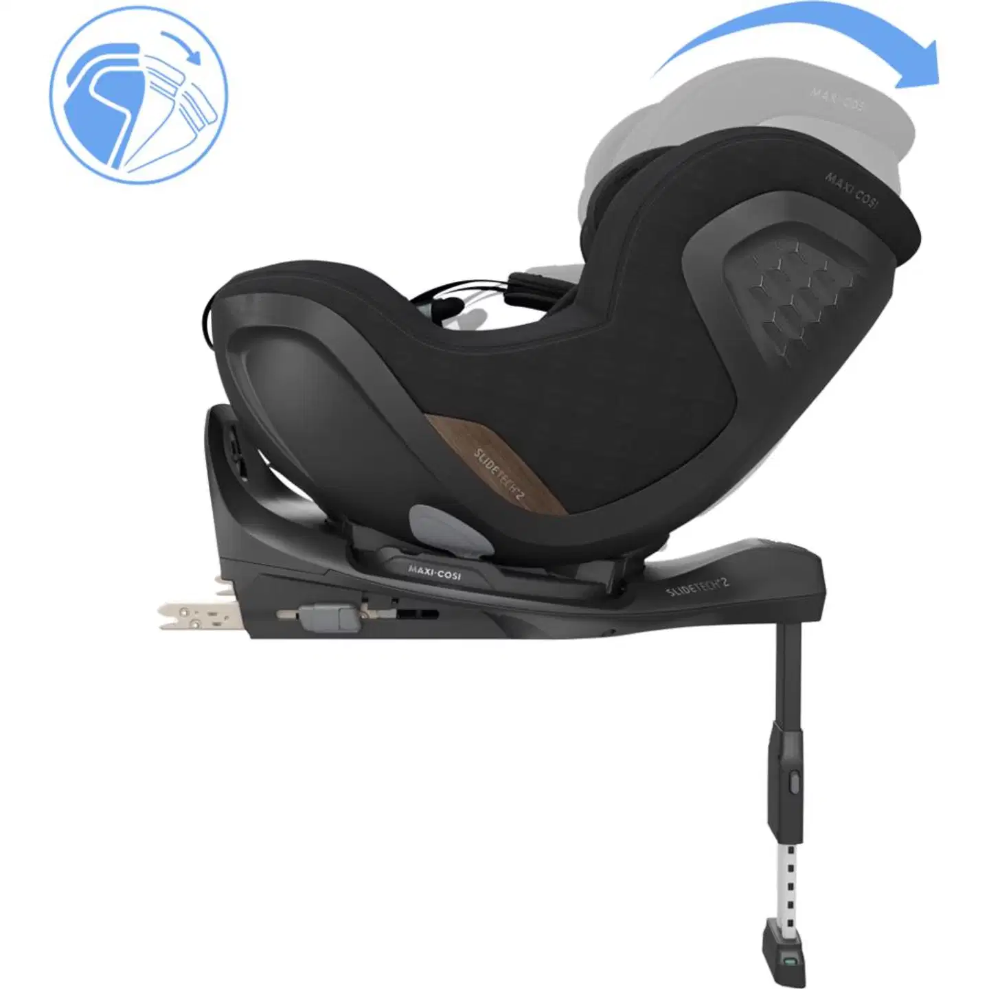 Maxi-Cosi turvaistuin Pearl Slide Pro musta - 9