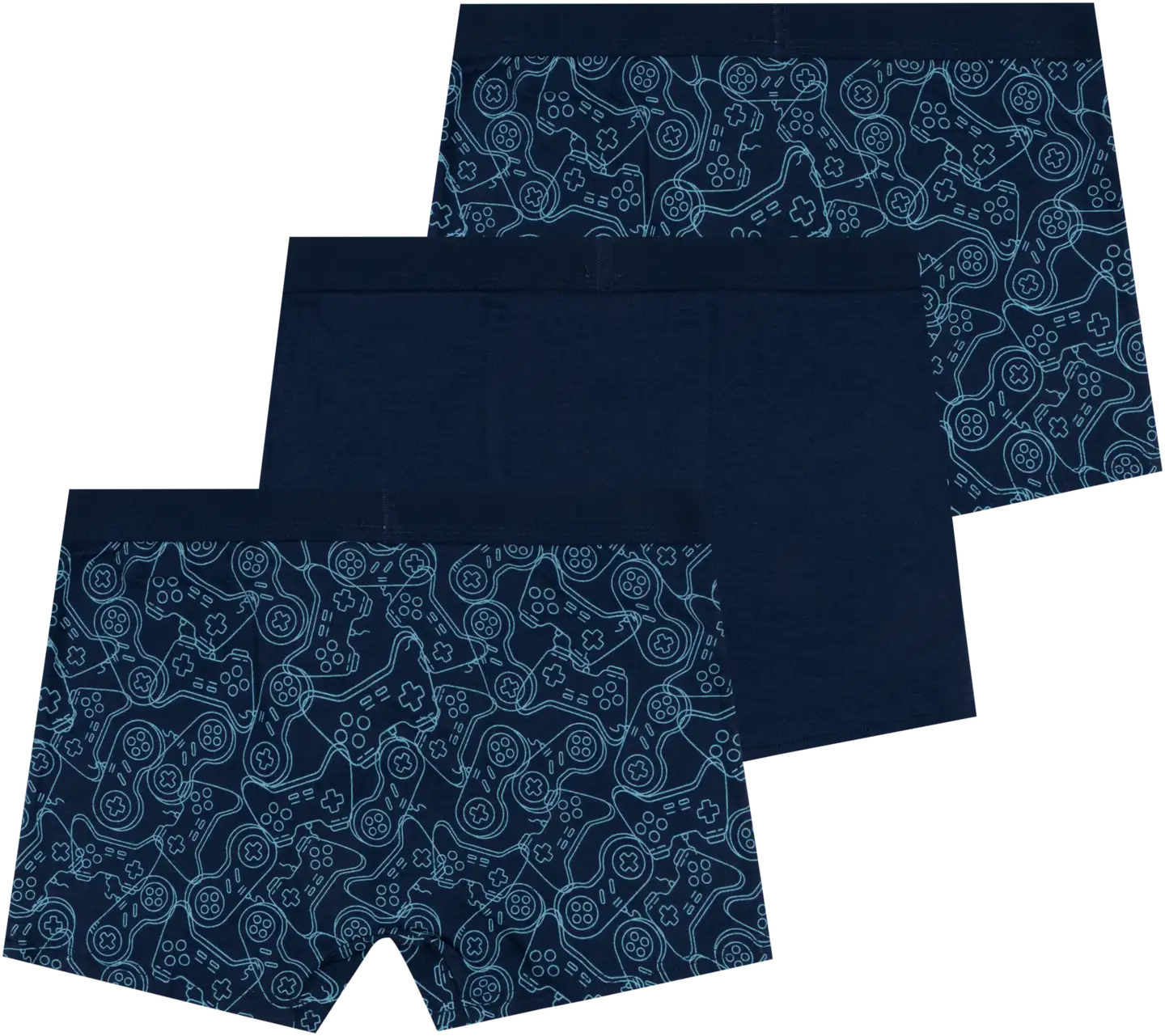 House lasten bokserit Game 231H260813 3-pack - BLUE AOP - 2