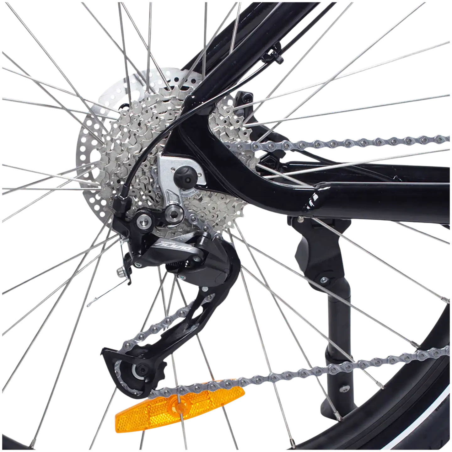 Swoop sähkömaastopyörä MTB Seeker 27,5" 9-vaihdetta musta - 5