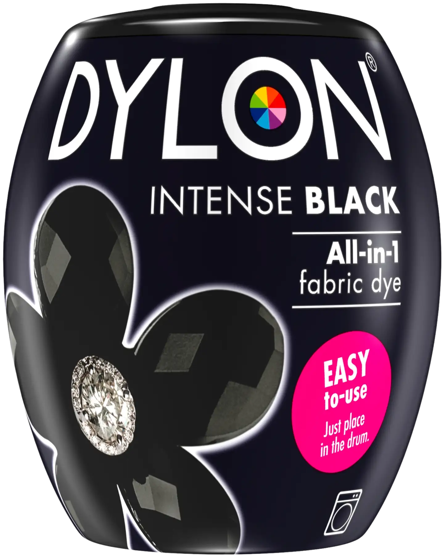 Dylon 350g Intense Black 12 tekstiiliväri