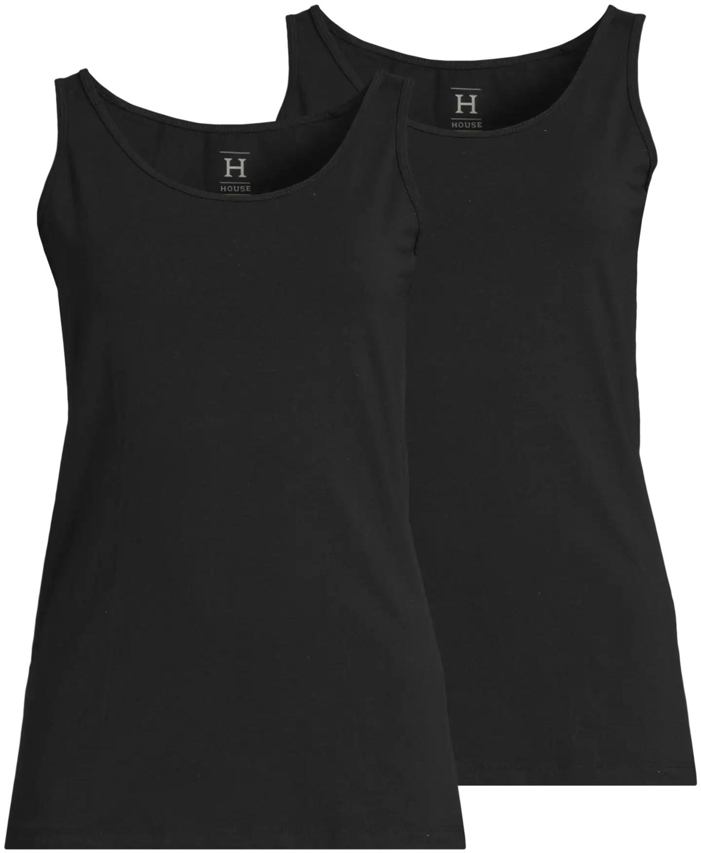 House naisten toppi Julia 2-pack - BLACK - 2