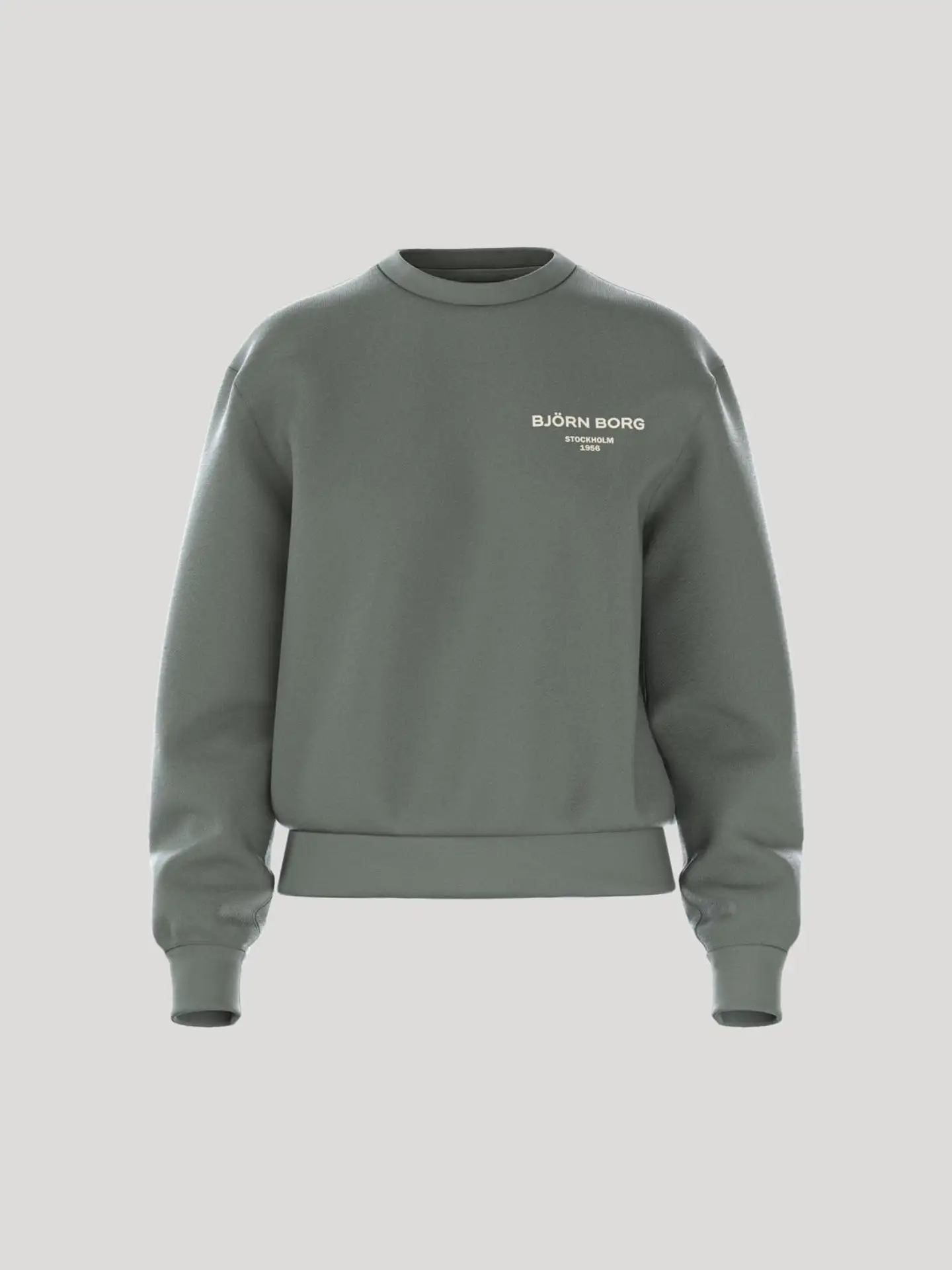 Björn Borg Naisten collegepaita Essential1 - Agave Green - 1