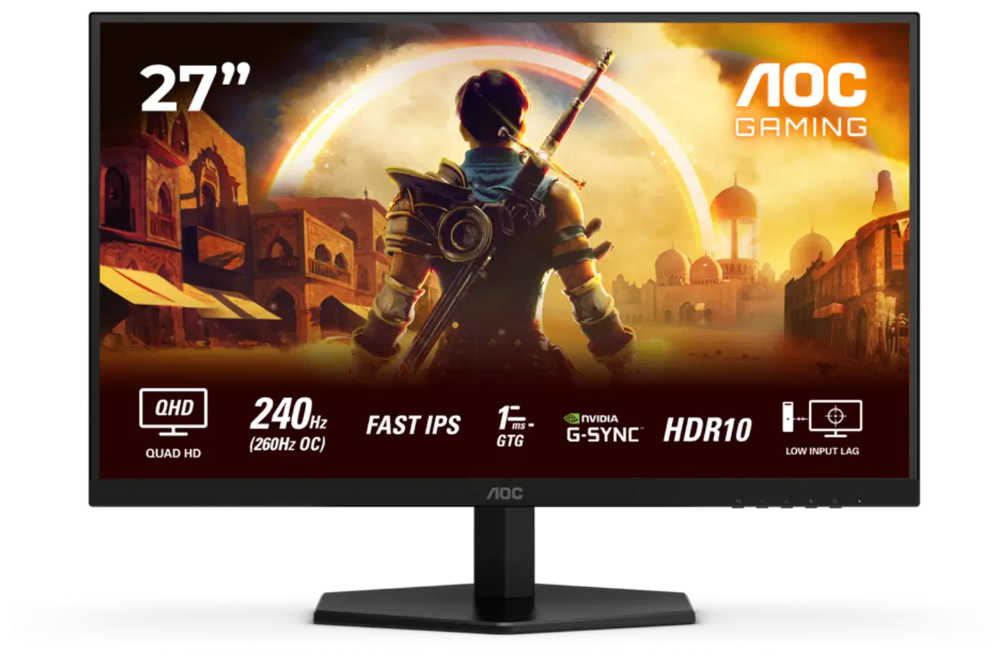 AOC Gaming -pelinäyttö Q27G42ZE 27″ QHD Fast IPS 180 Hz - 1