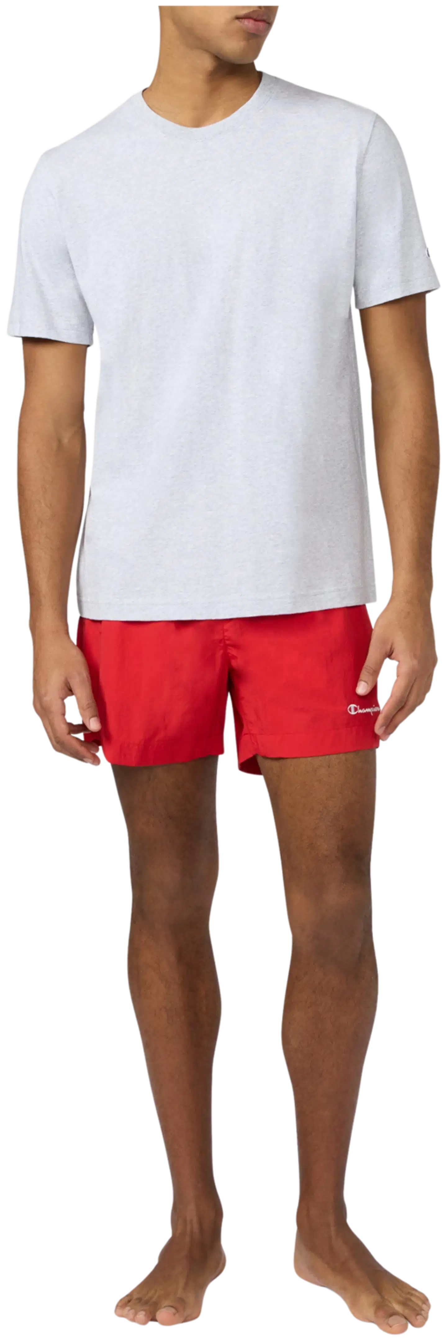 Champion miesten uimashortsit - Punainen - 3