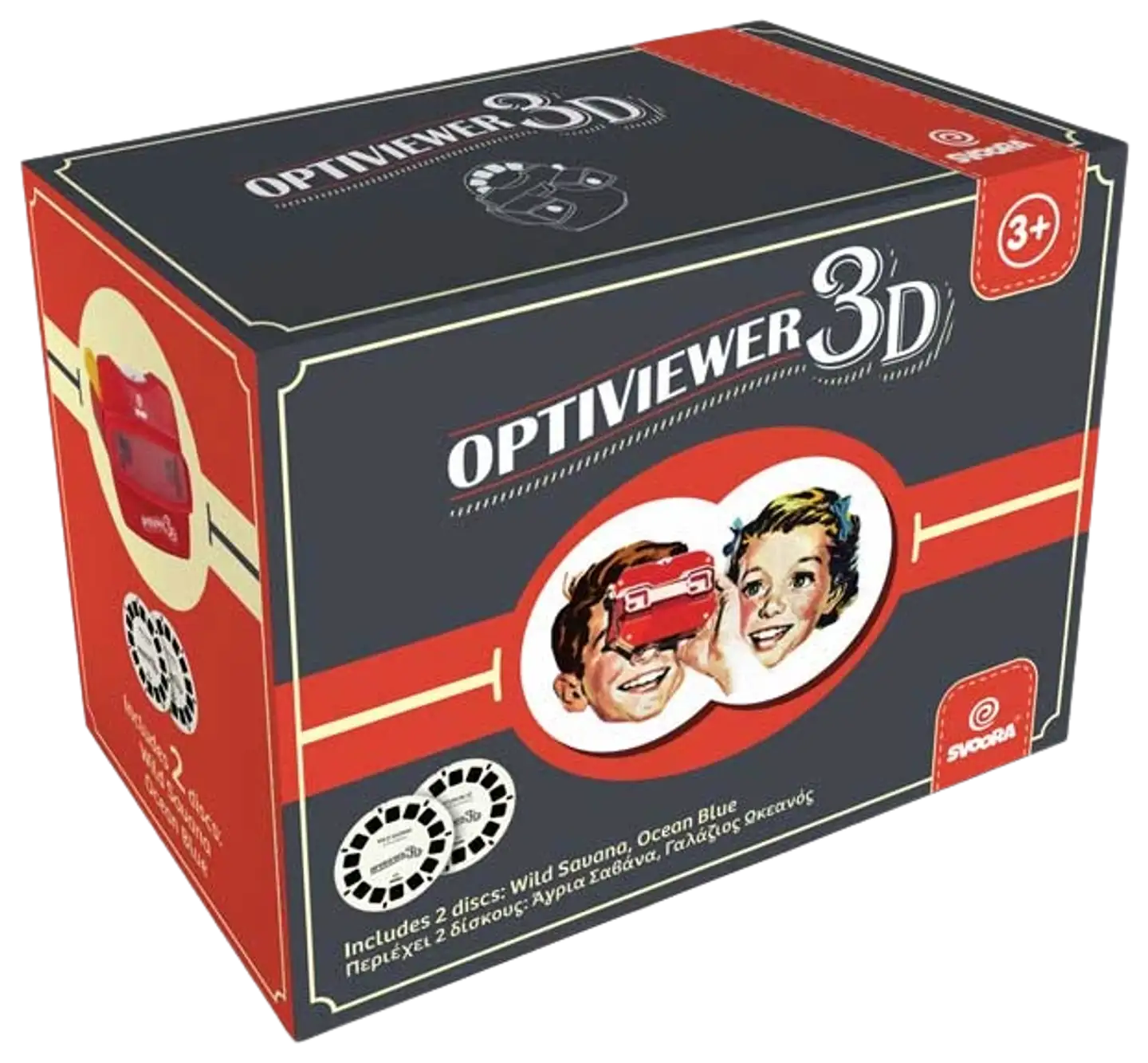Svoora 3D katselulaite ja kuvakiekot - 3
