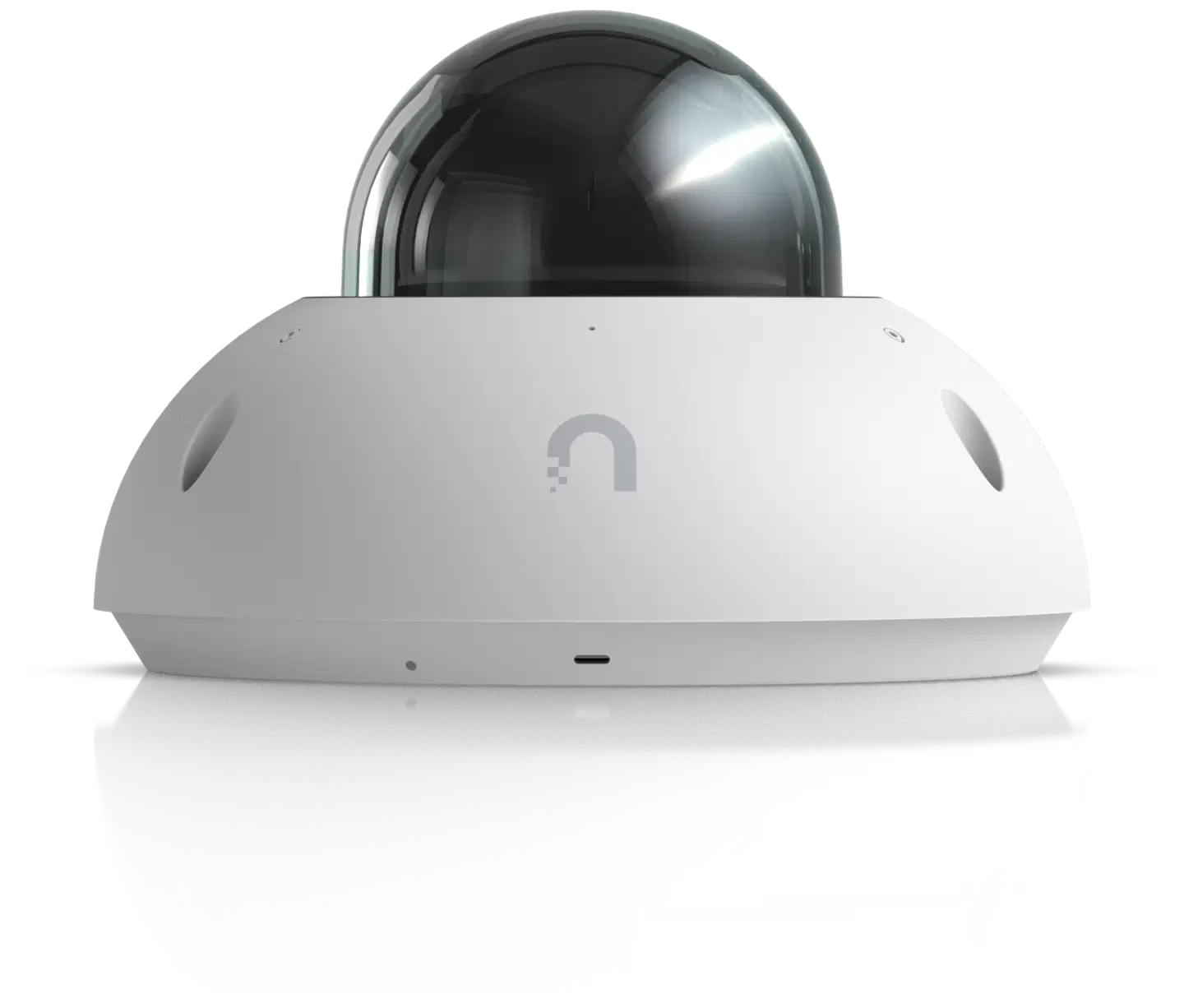 Ubiquiti sääsuojattu ilkivaltasuojattu 4K PoE -kupukamera pitkän kantaman IR-yönäöllä UVC-G6-Dome-W valkoinen - 4