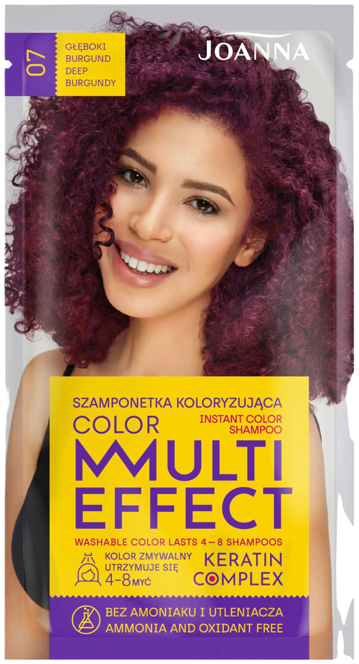 Multi effect shampoo Deep Burgundy 07