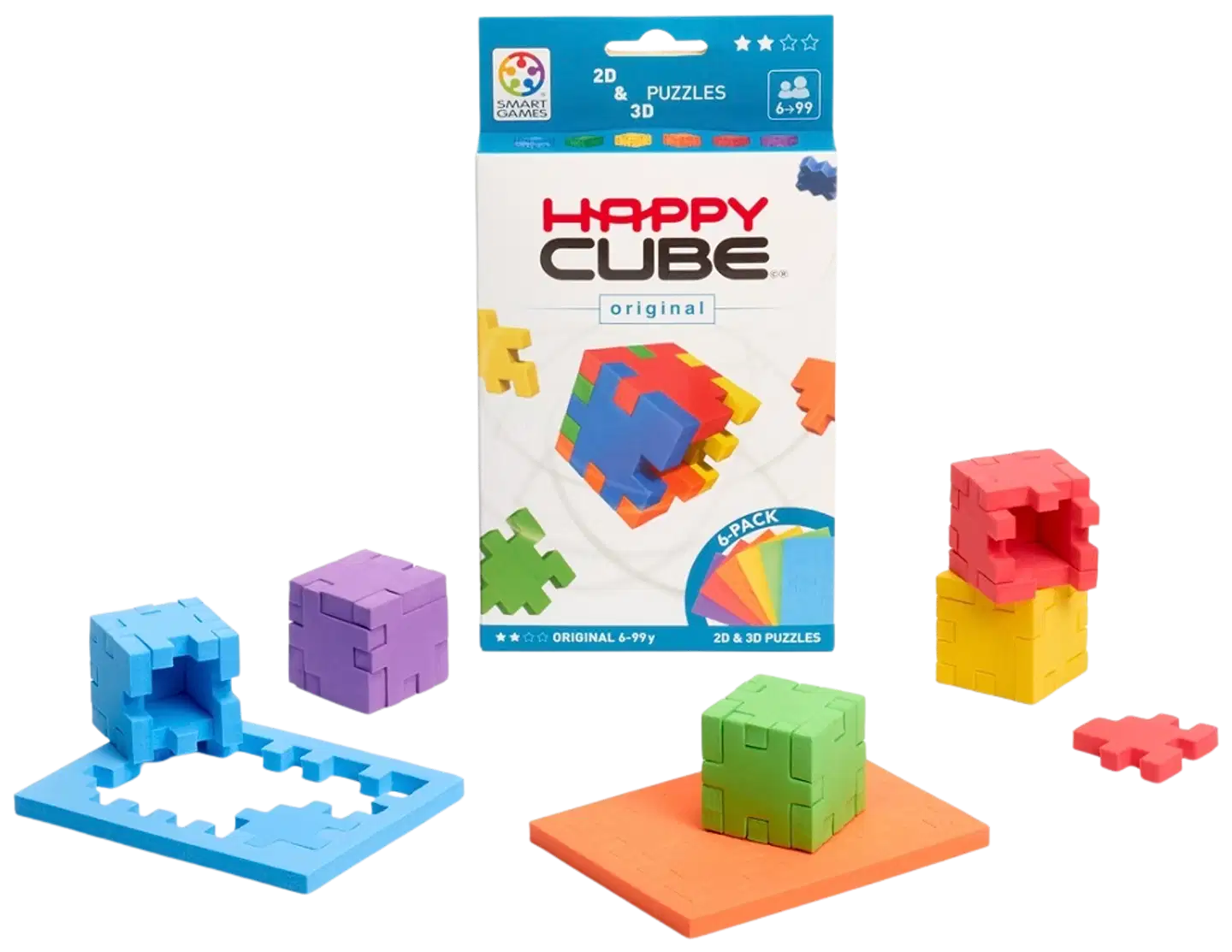 Happy Cube Pulmakuutio original 6-pack - 1