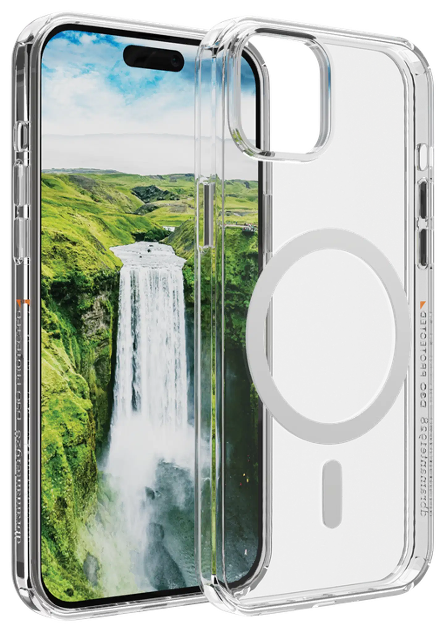 dbramante1928 suojakuori Iceland Ultra D3O MS iPhone 16e/15/14/13 kirkas - 1