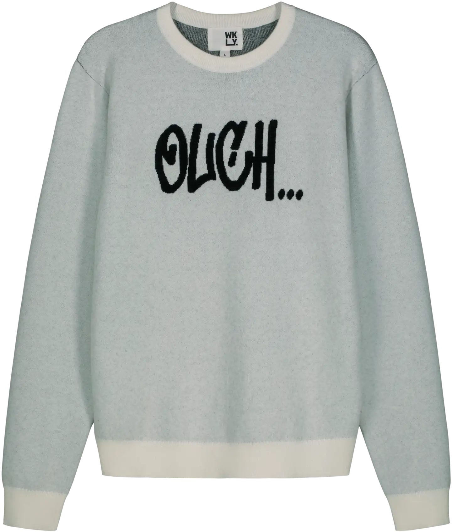 WKLY. miesten neulepusero Ough - Off white-black - 1