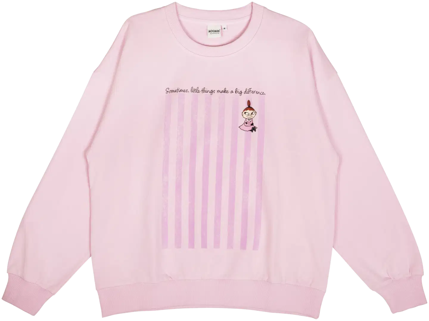 Muumi naisten collegepaita Little things 591144 - Roosa - 1