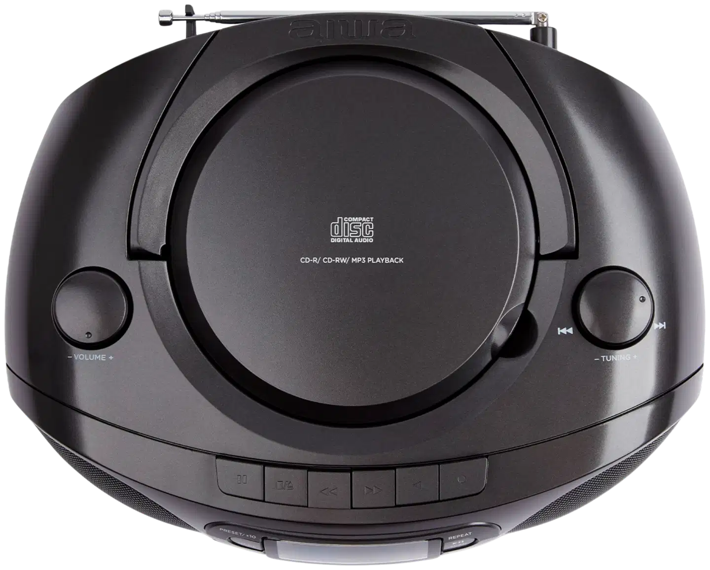 Aiwa kannettava radio RC-250BK musta - 3