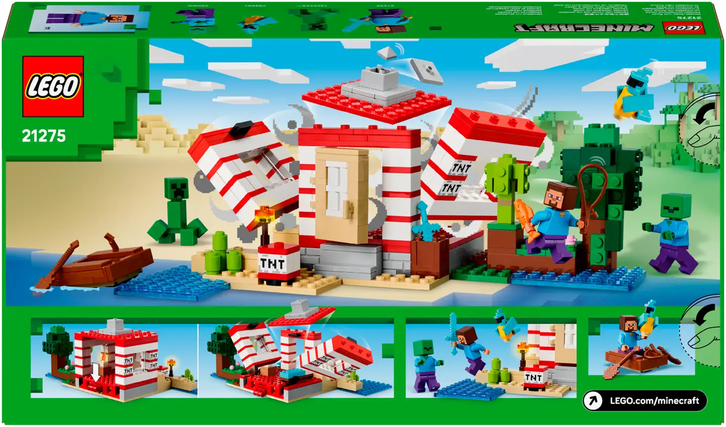 LEGO® Minecraft 21275 TNT-viidakkotalo - 3