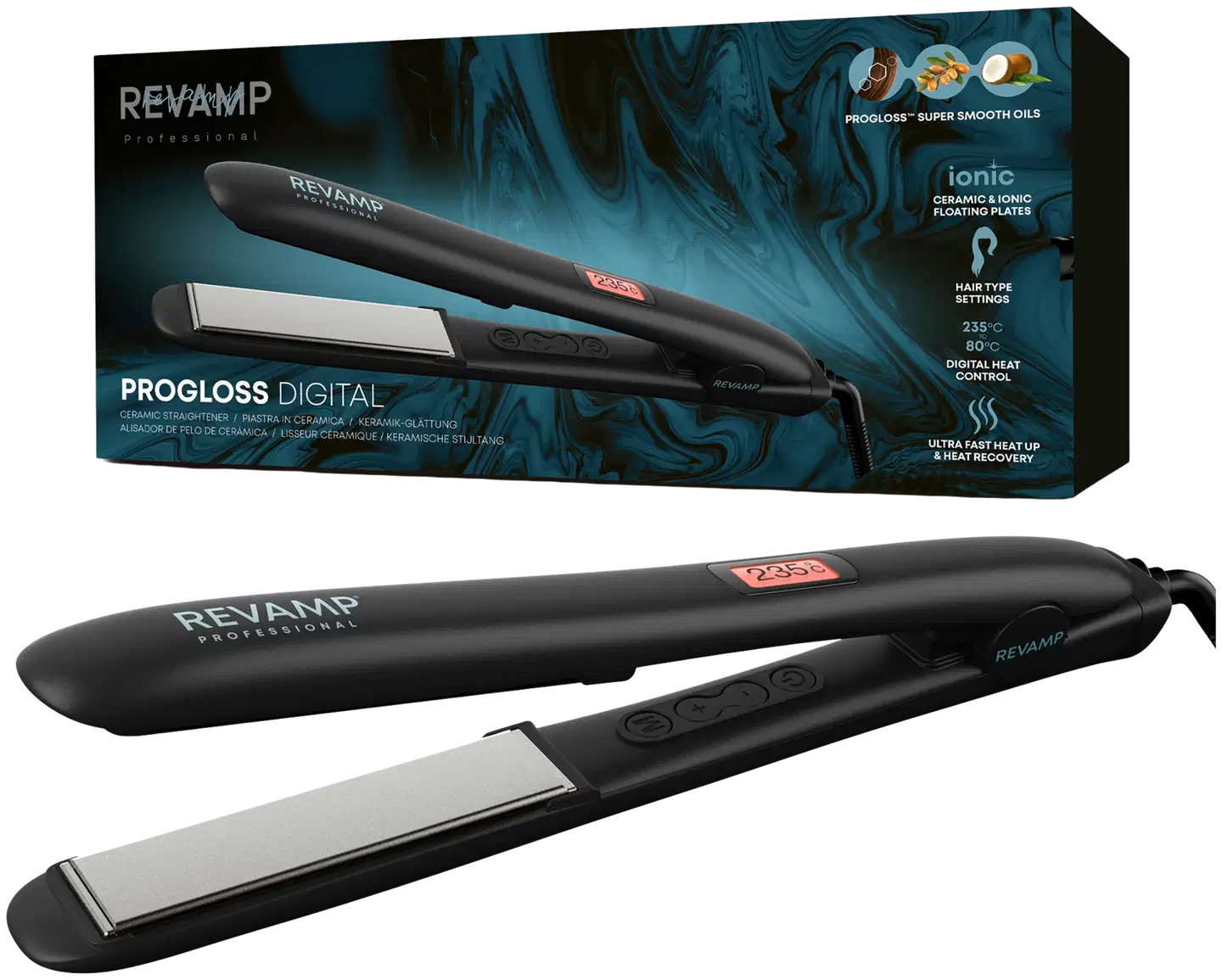 Revamp Progloss Digital suoristusrauta (ST-1000-EU) - 1