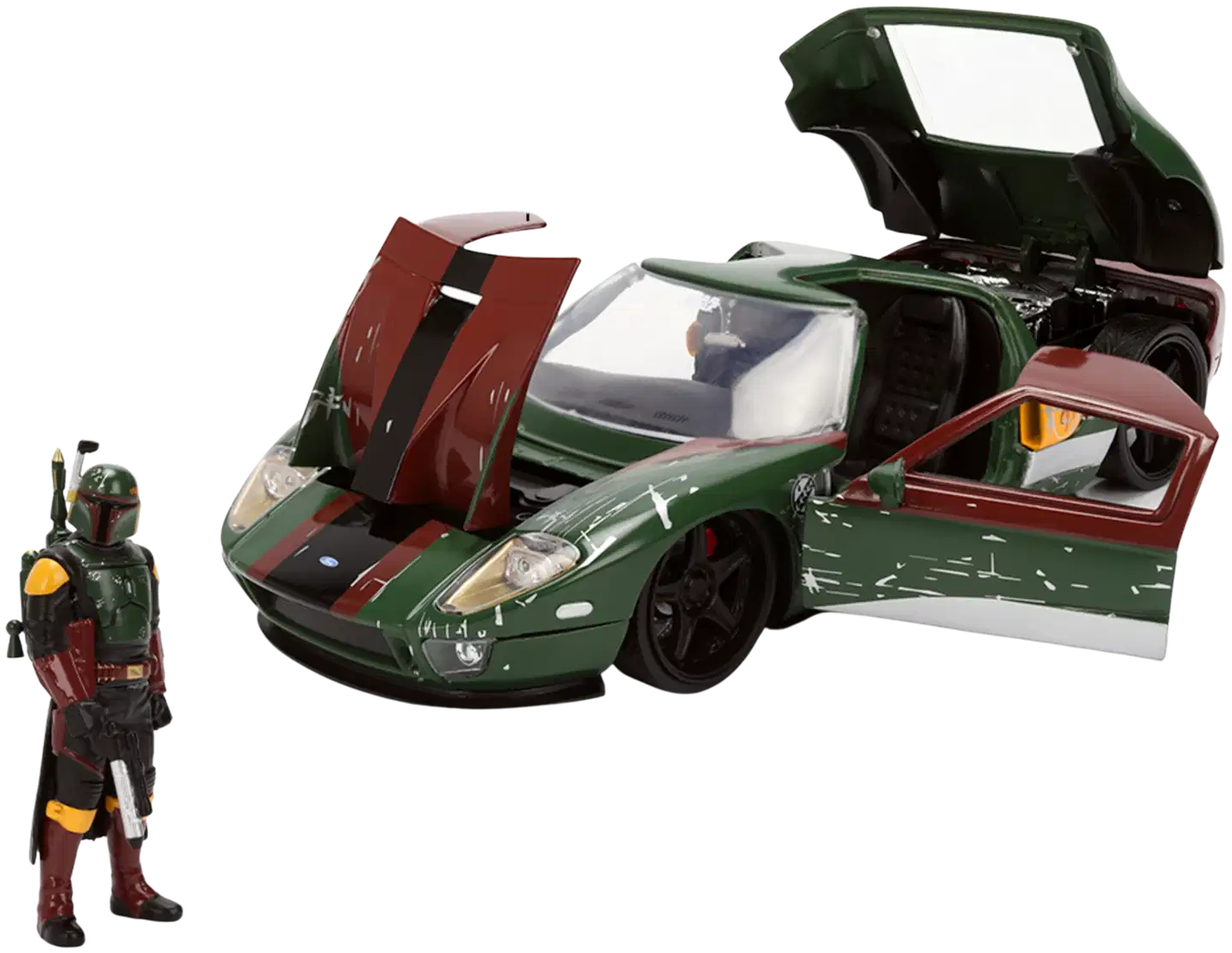 Jada Disney Star Wars Boba Fett 2005 Ford GT, 19 cm, 1:24, die-cast - 3