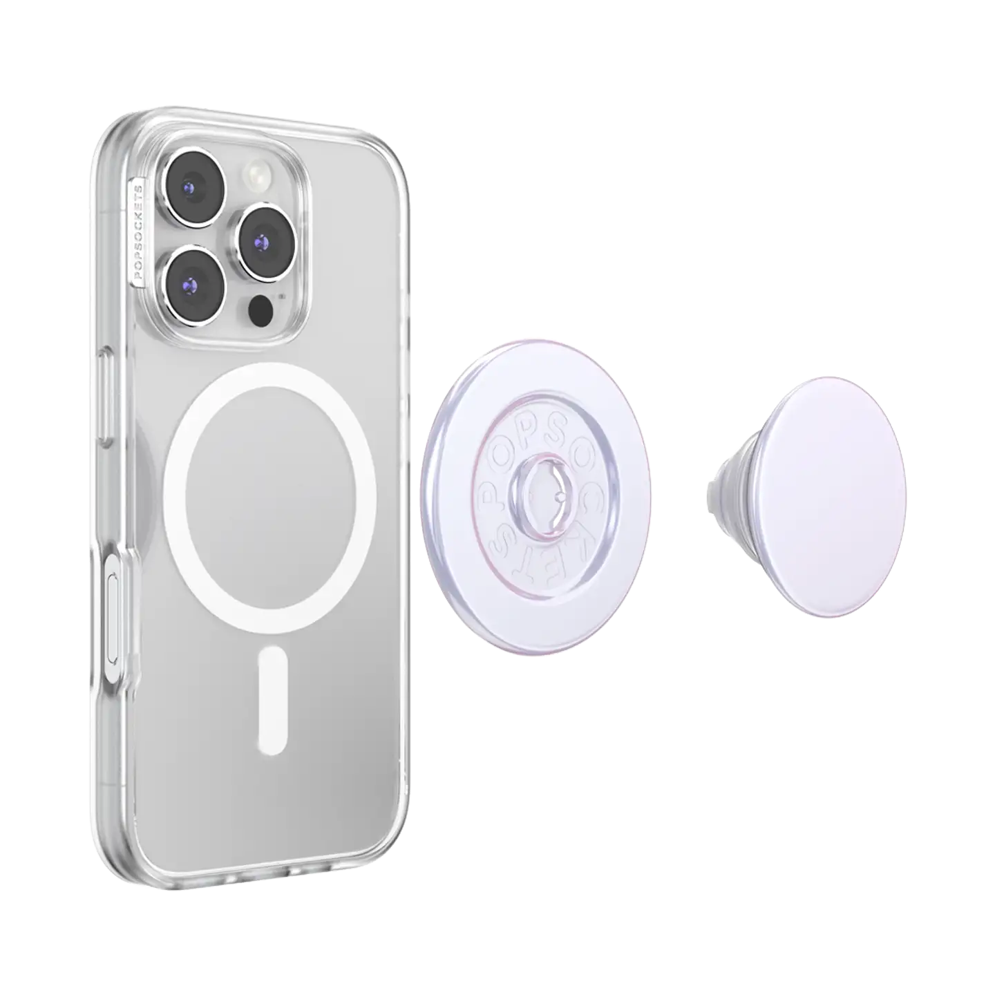 Popsockets puhelinpidike magsafe iridescent white - 7