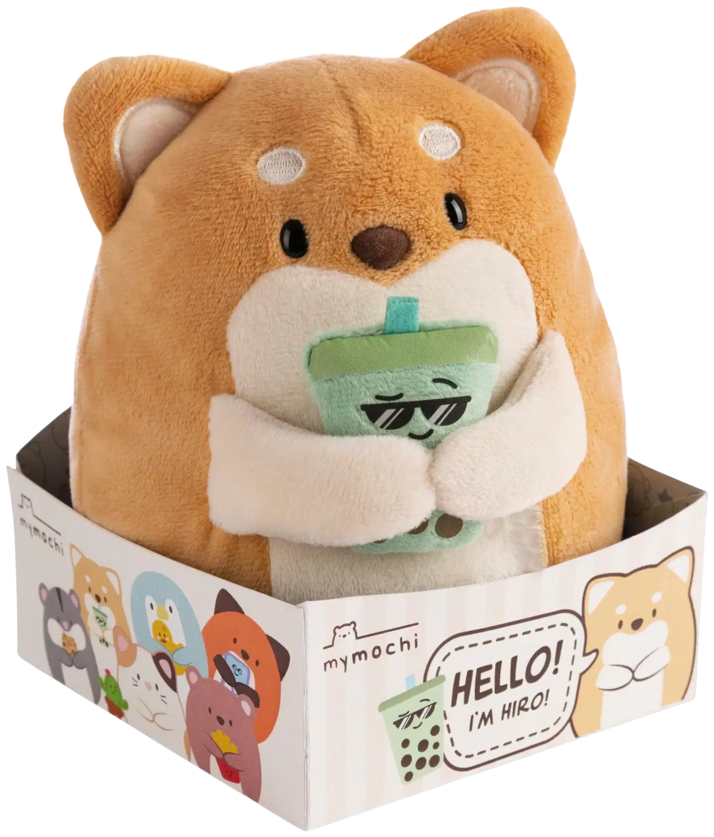 Mymochi pehmolelu Dog Hiro lahjalaatikossa 16 cm - 1