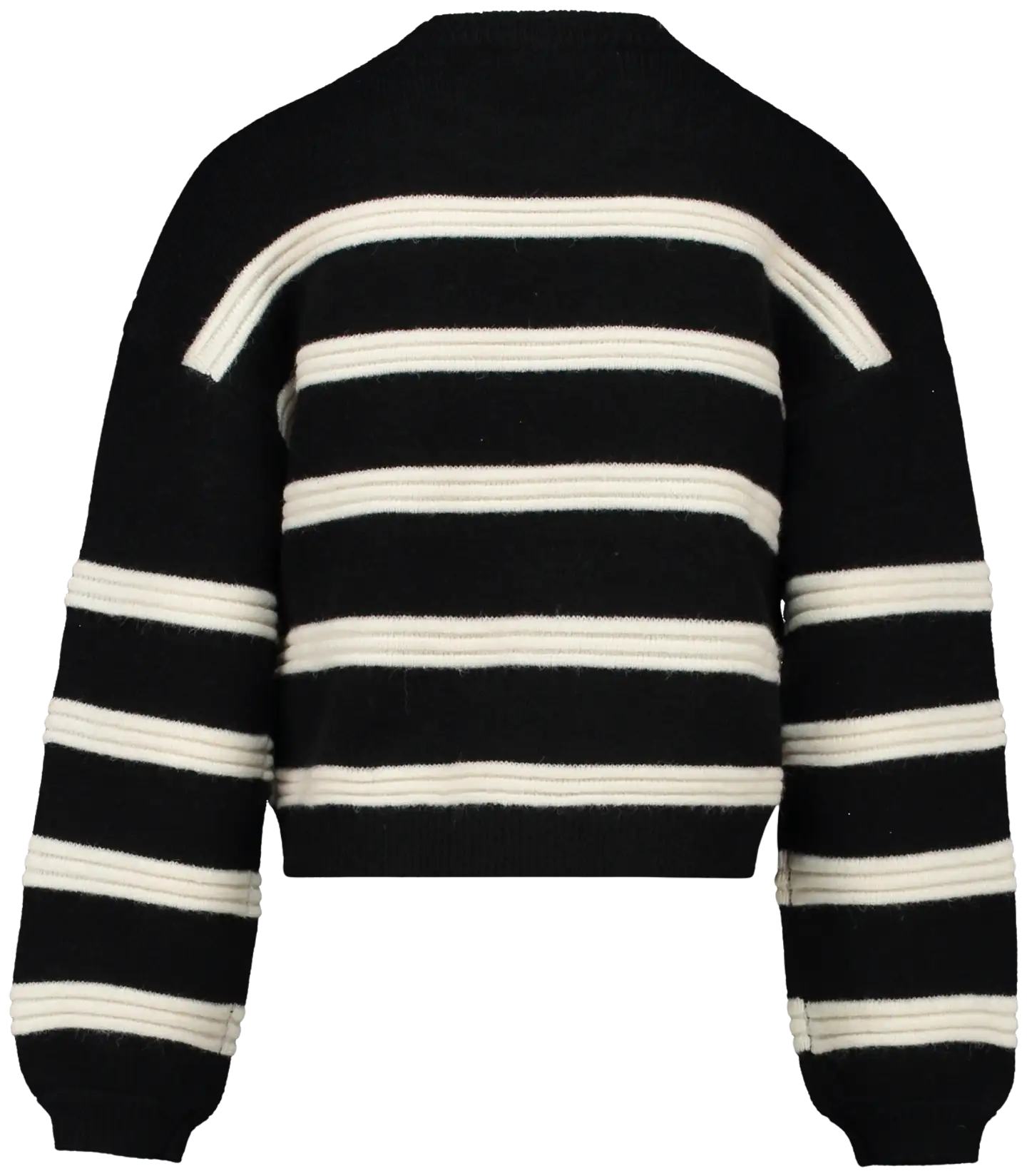 Hailys lasten neule Kona - black/cream stripe - 3