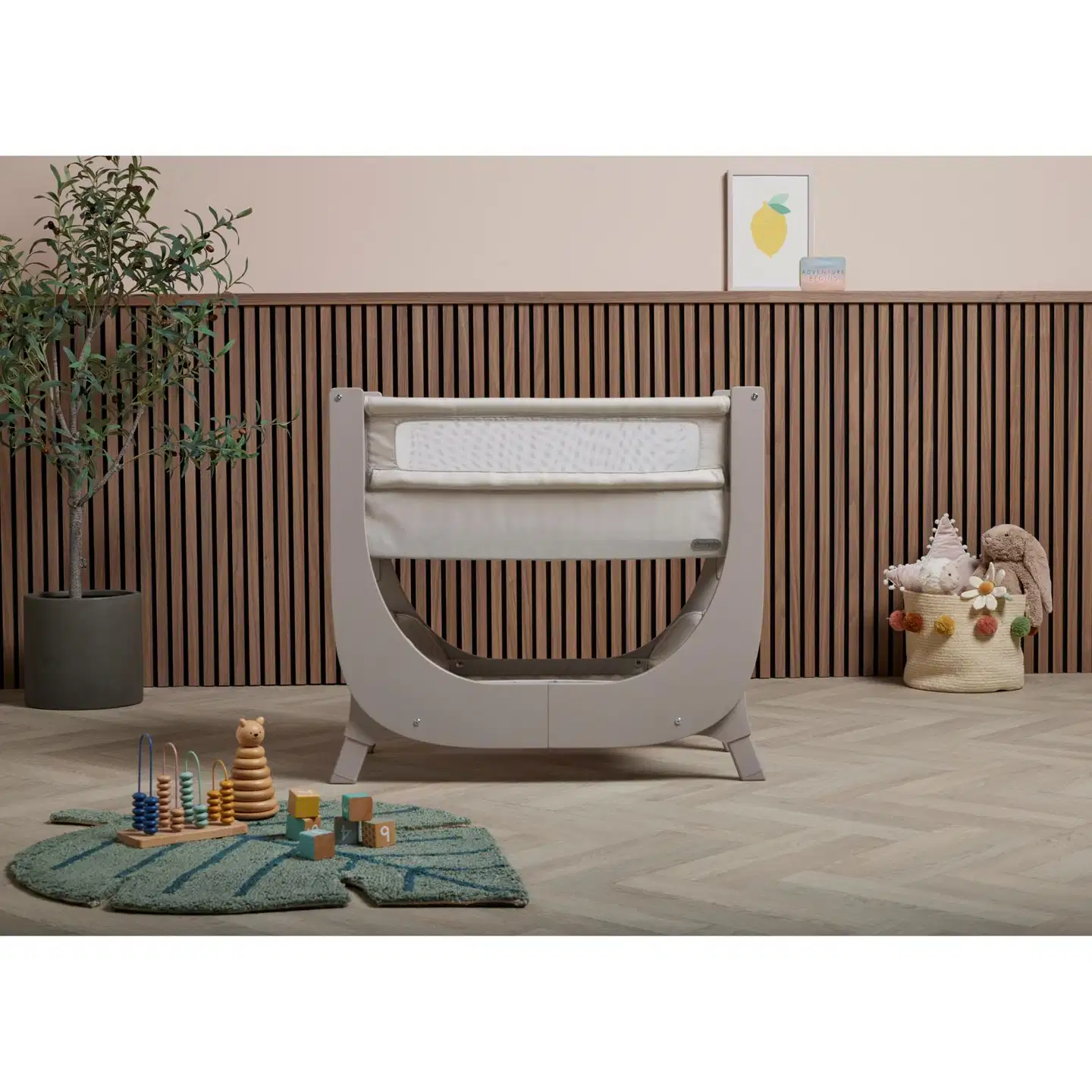 Shnuggle lastensänky taupe - 5