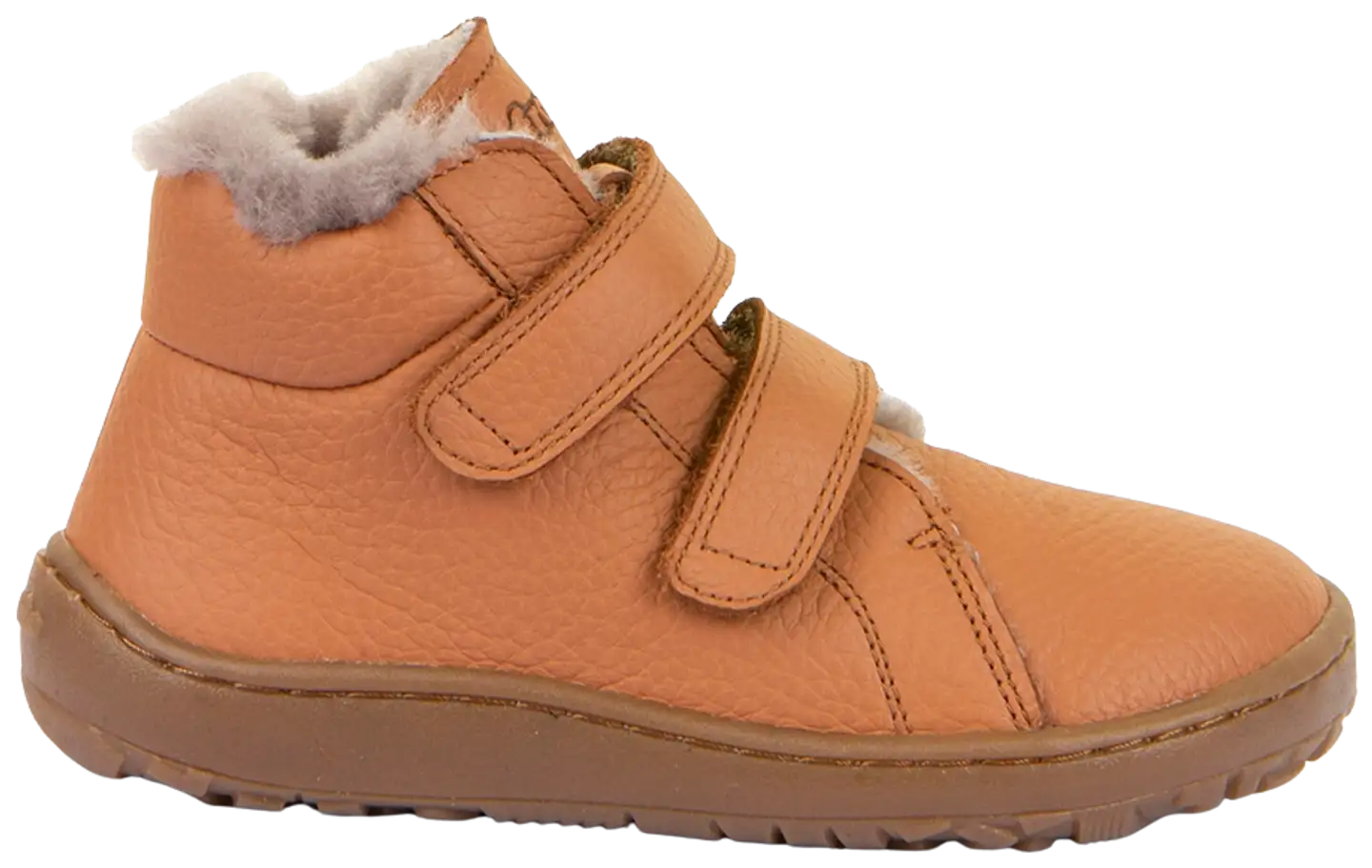 Froddo lasten talvipaljasjalkakenkä Winter Furry - COGNAC - 1