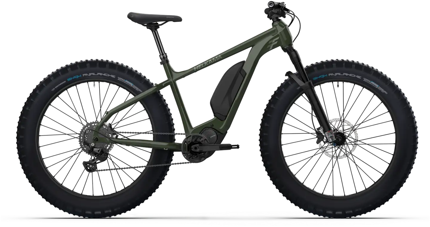 Helkama F 27,5" Sähköfatpyörä 12-vaihdetta runko 22" metsänvihreä