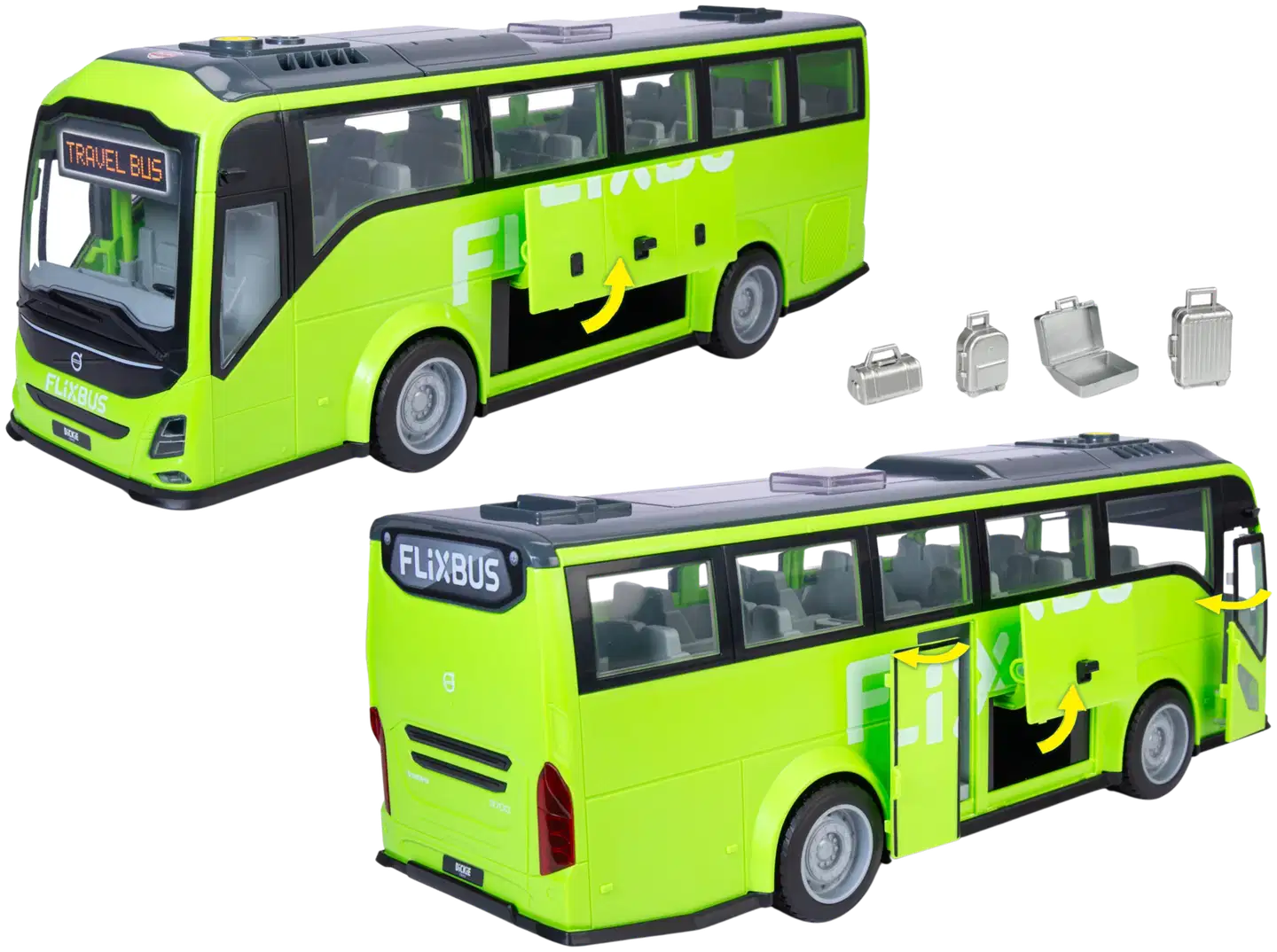 Dickie Toys - Flixbus, 54 cm, 1:16, valo- ja äänitehostein - 3