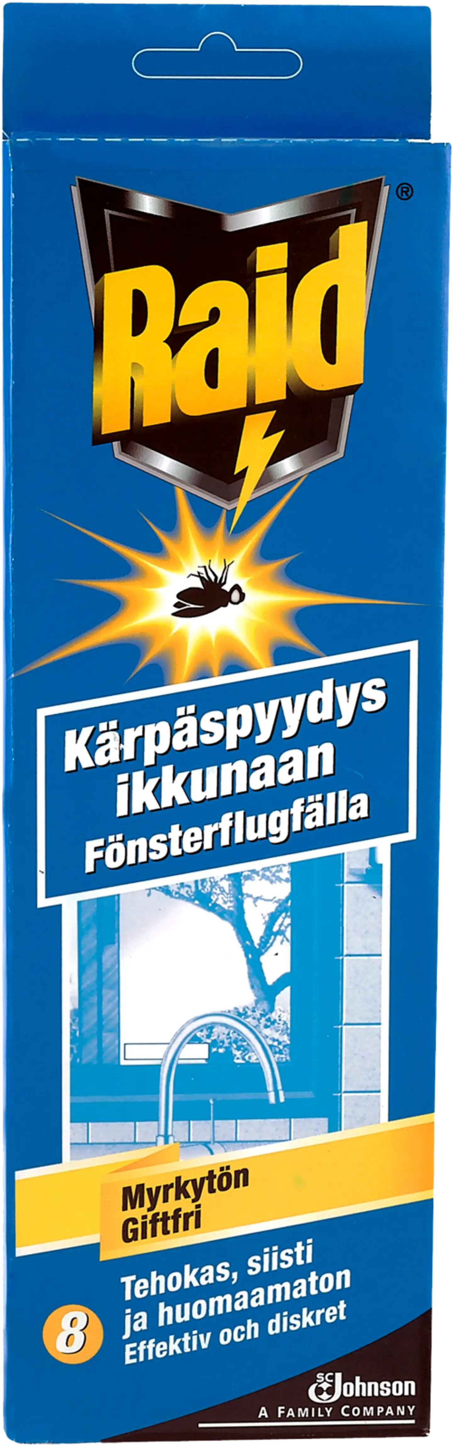 Raid Kärpäspyydys ikkunaan 8kpl