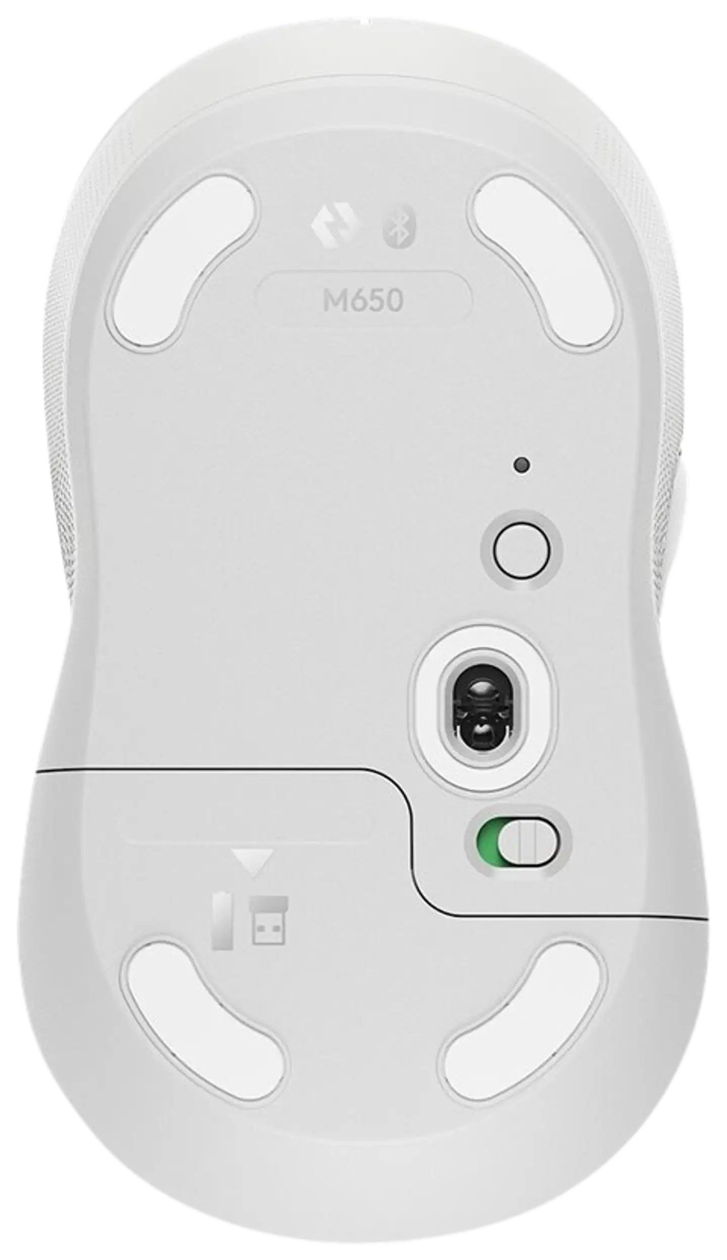 Logitech langaton hiiri Signature M650 Off-White - 9