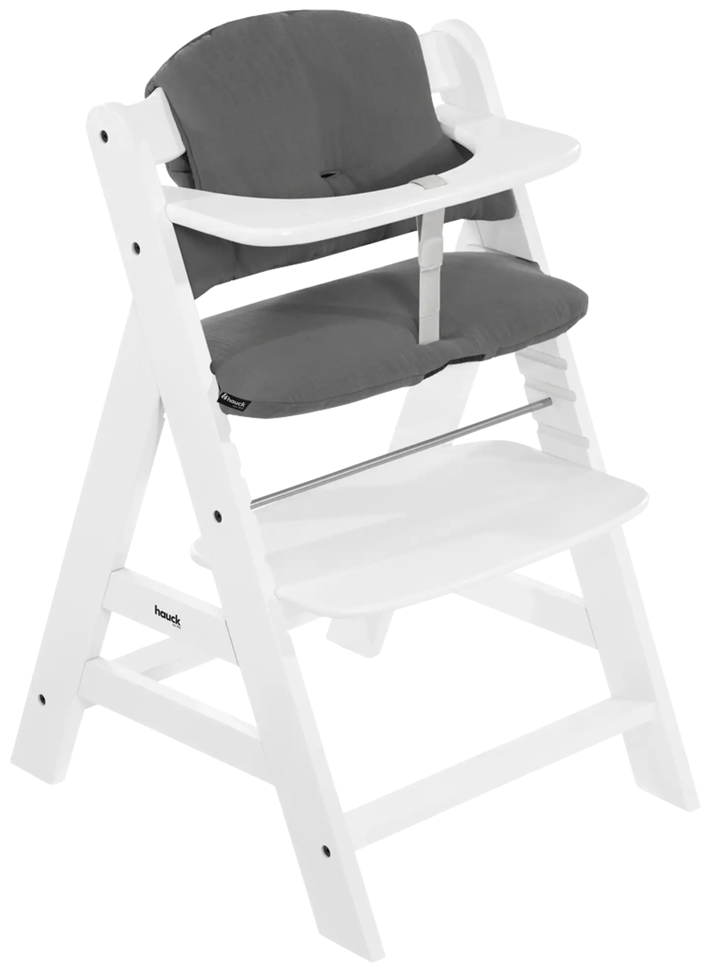 Hauck pehmustesetti syöttötuoliin Highchair Pad tummanharmaa - 5