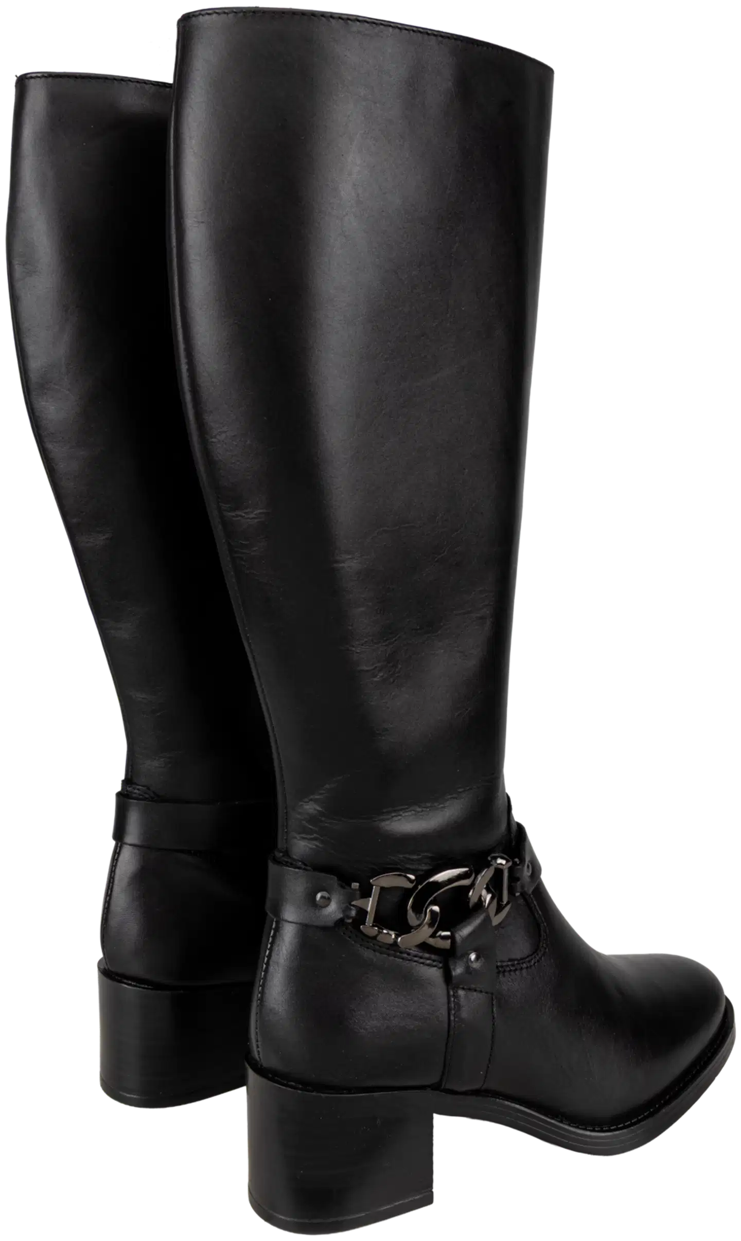 House naisten korolliset nahkasaappaat Amelia - Black - 2