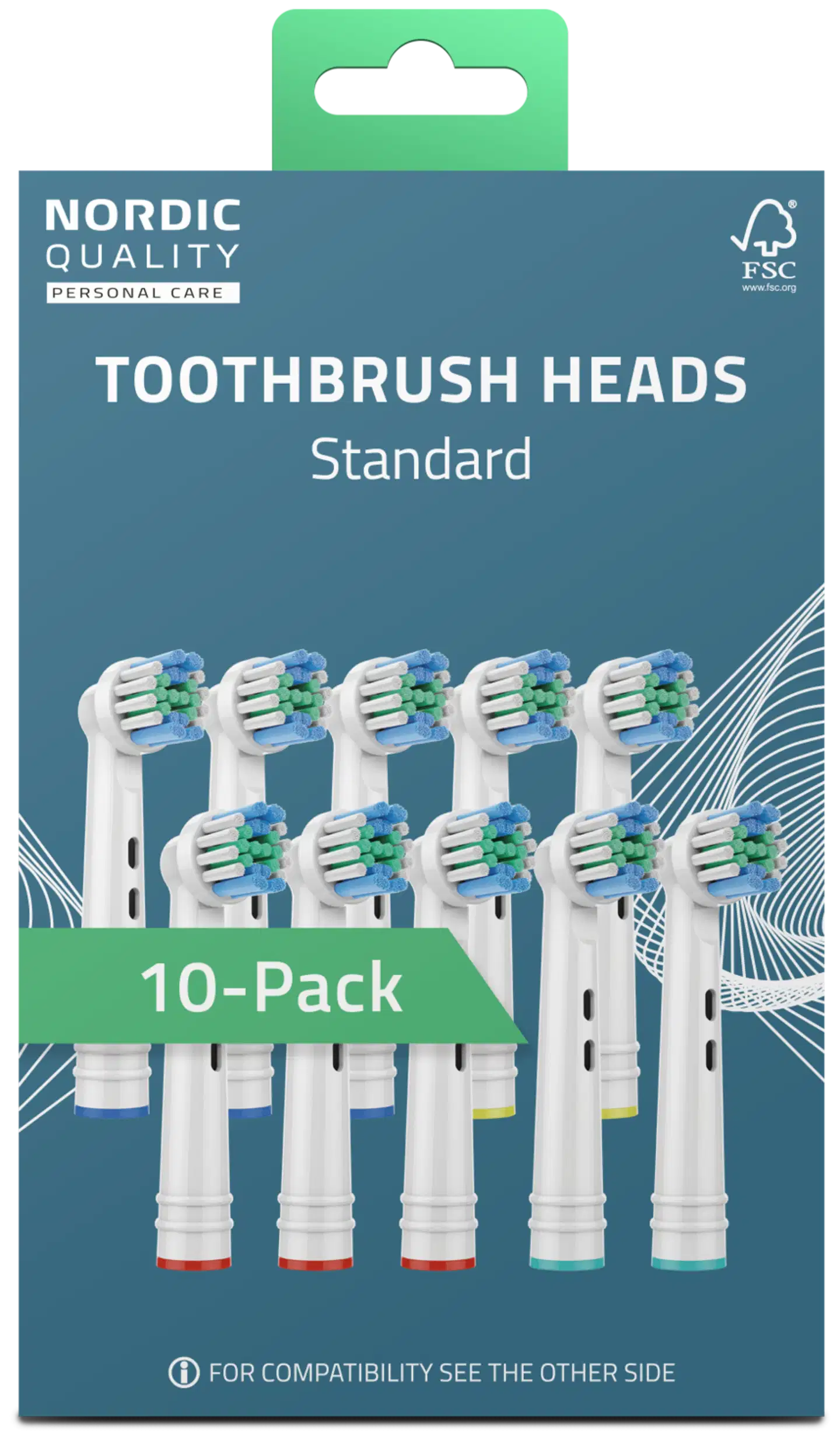 Nordic Quality Standard harjaspäät 10 -pack - 2