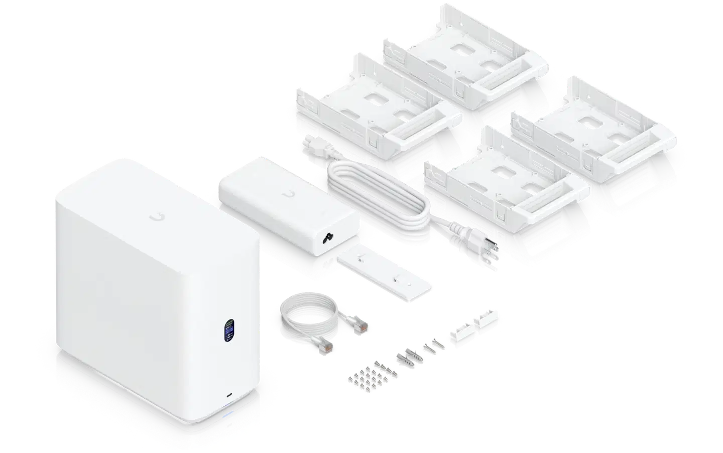 Ubiquiti 4-paikkainen verkkolevyasema 2.5 GbE -liitännällä UNAS-4-W valkoinen - 11