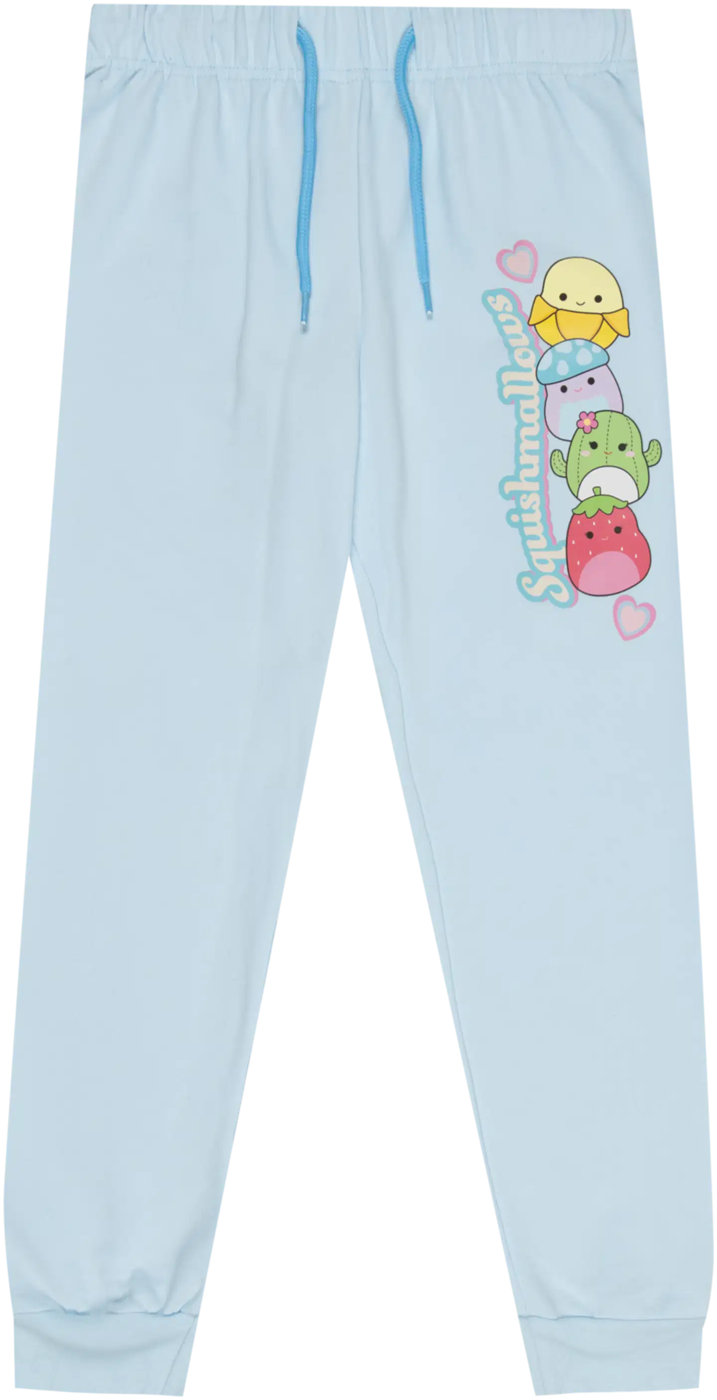 Squishmallows lasten leveät collegehousut A9-0026 - Lt.blue - 1