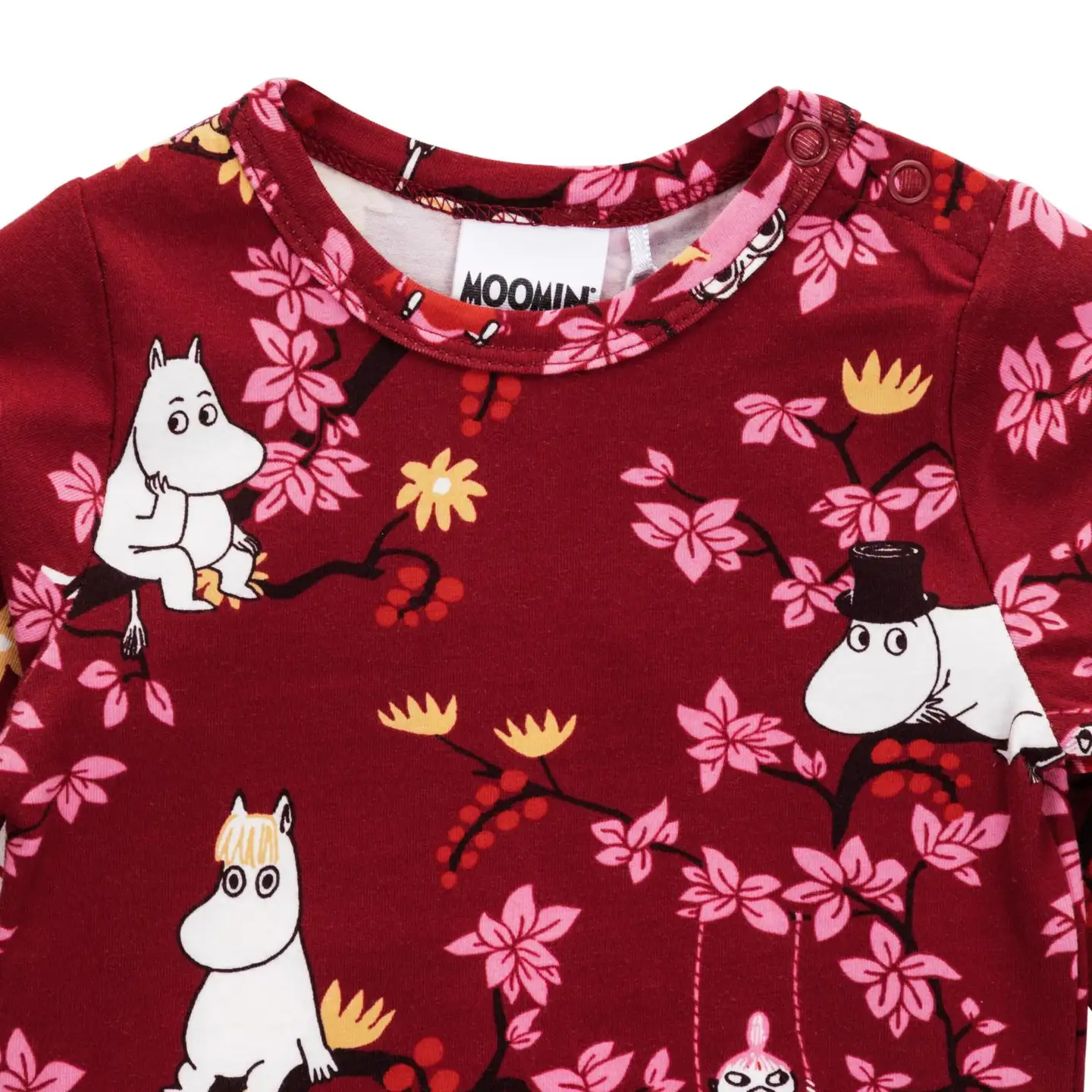 Martinex Muumi vauvojen body Kiipeilypuu 588437 - burgundi - 3