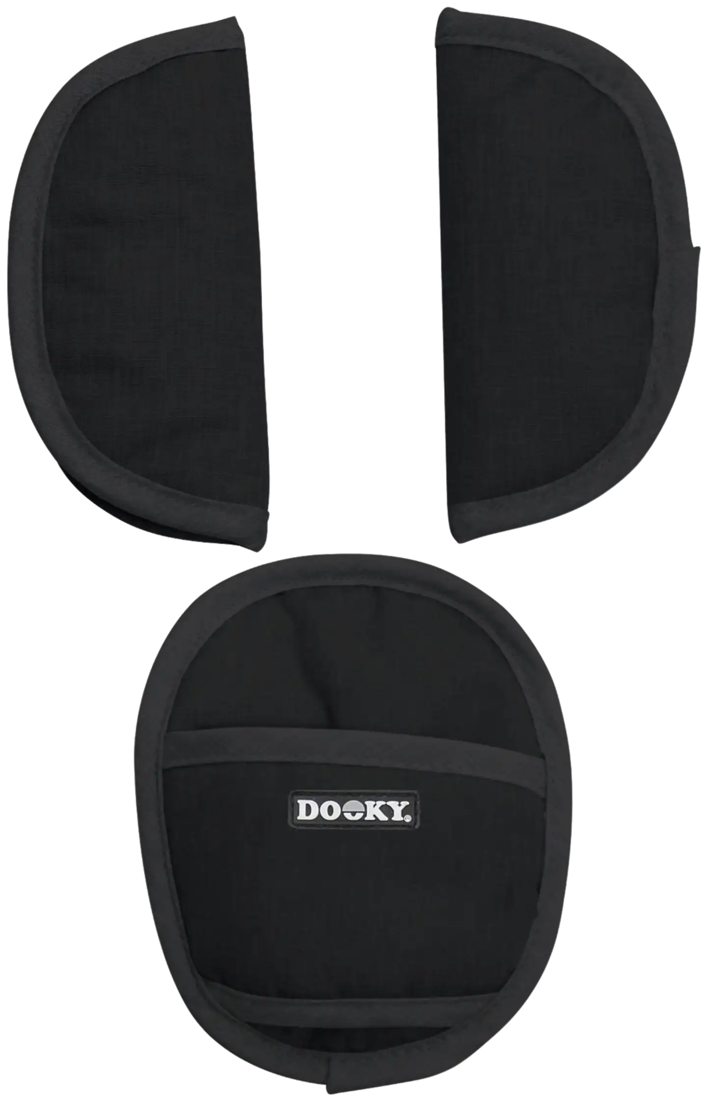 Dooky turvavyöpehmusteet 3-os musta - 1