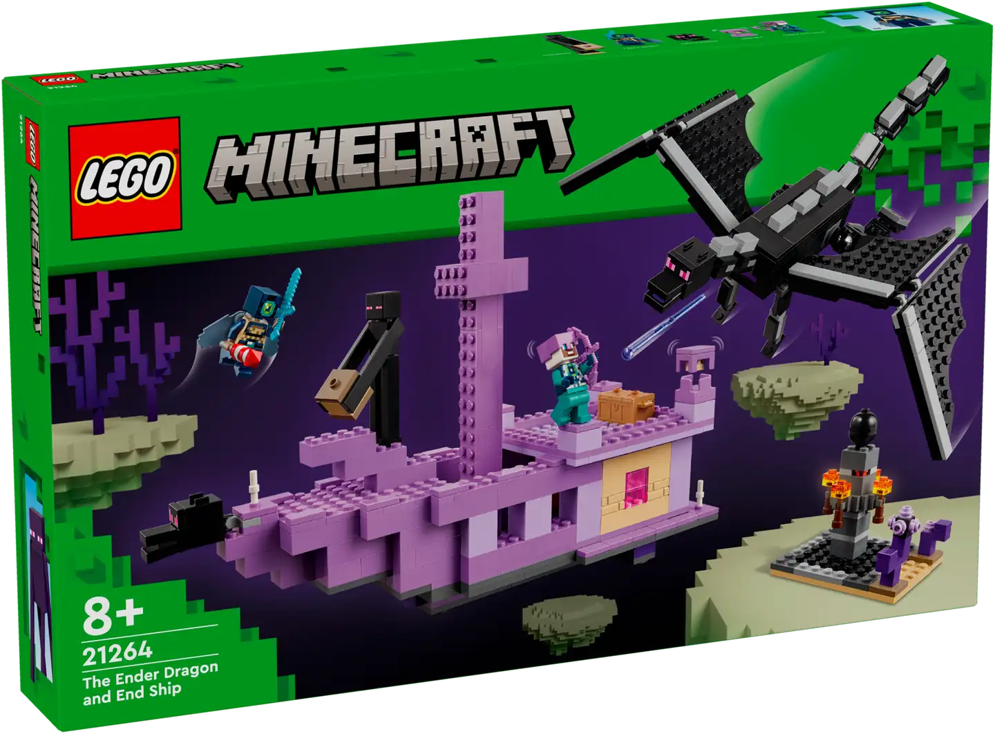 LEGO Minecraft 21264 Äärilisko ja Äären alus - 2